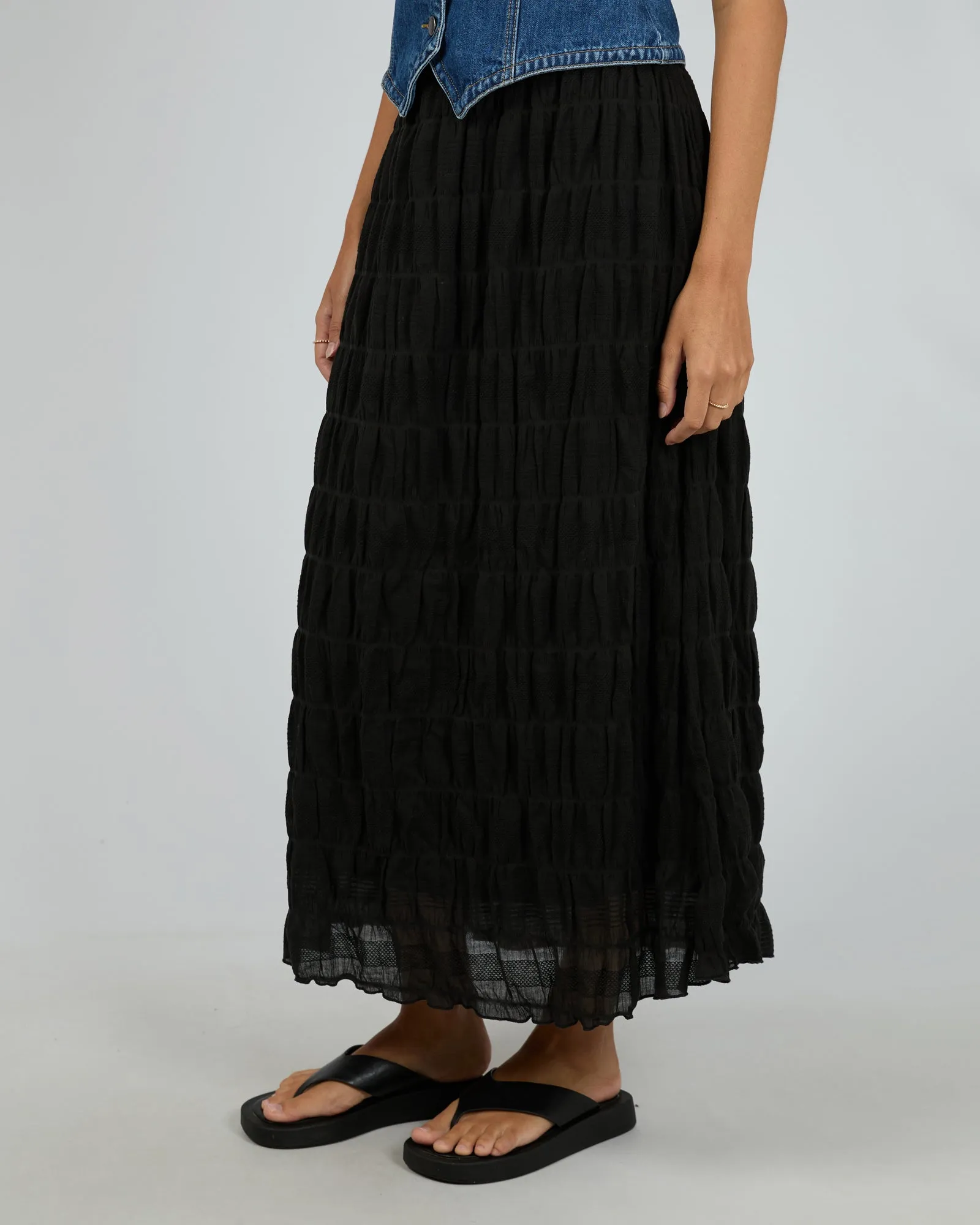 Maude Maxi Skirt Black sold by All About Eve product image thumbnail 4