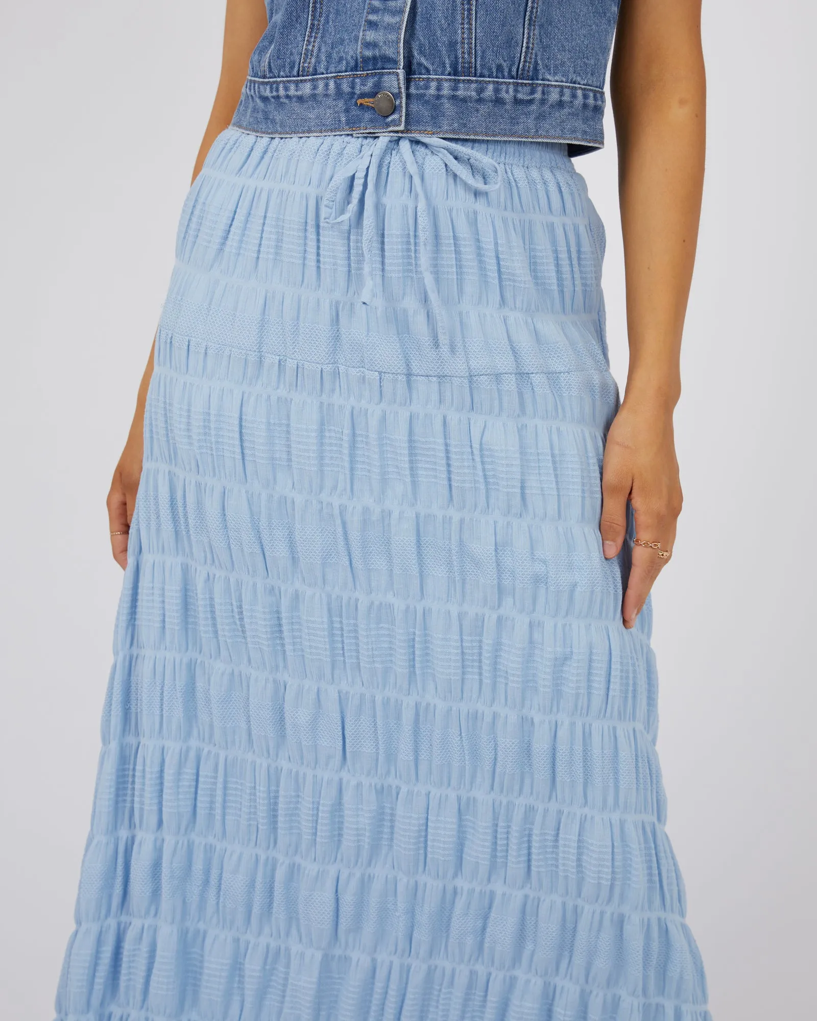 Maude Maxi Skirt Ocean Blue sold by All About Eve product image thumbnail 5