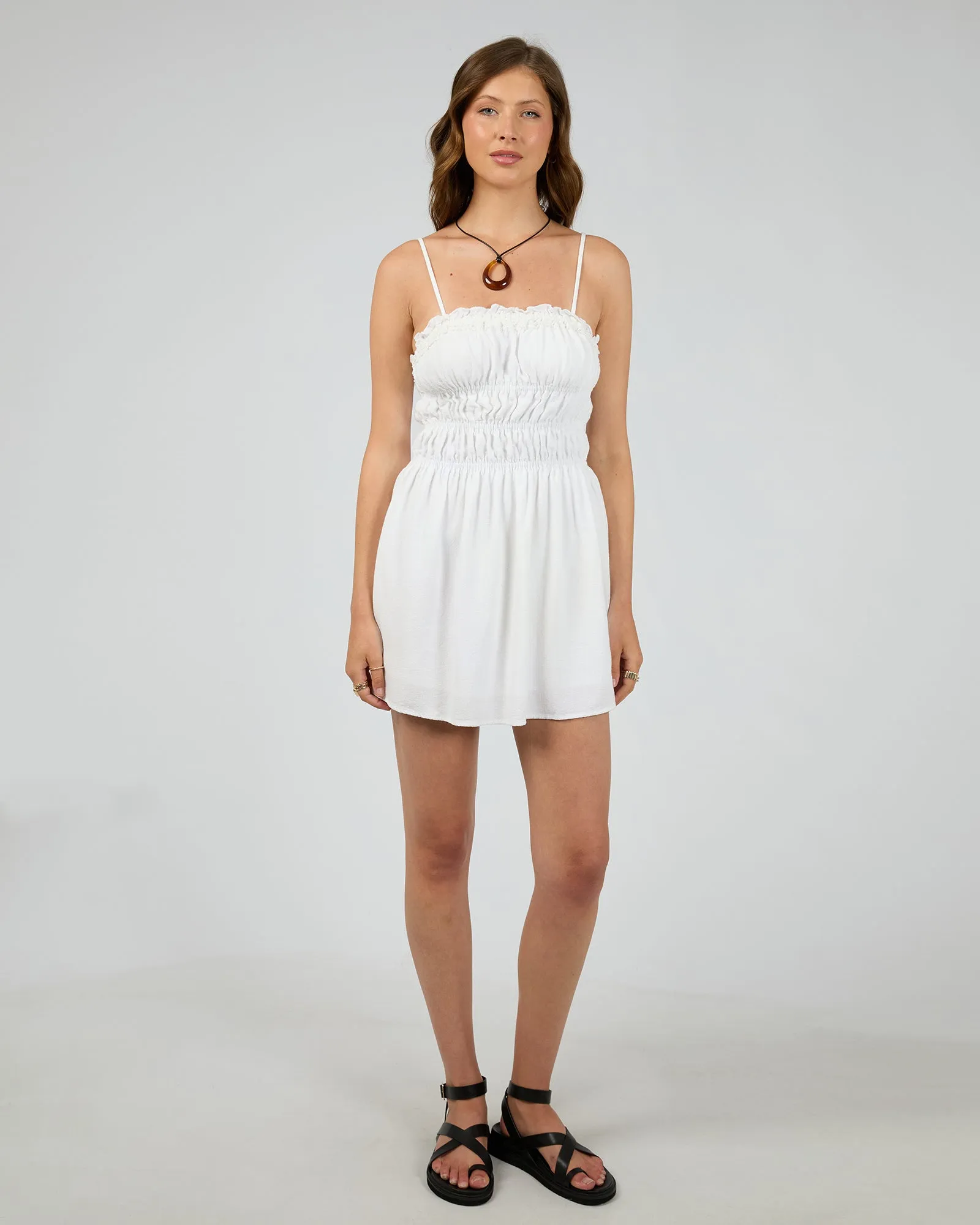 Toledo Mini Dress Vintage White sold by All About Eve product image thumbnail 2