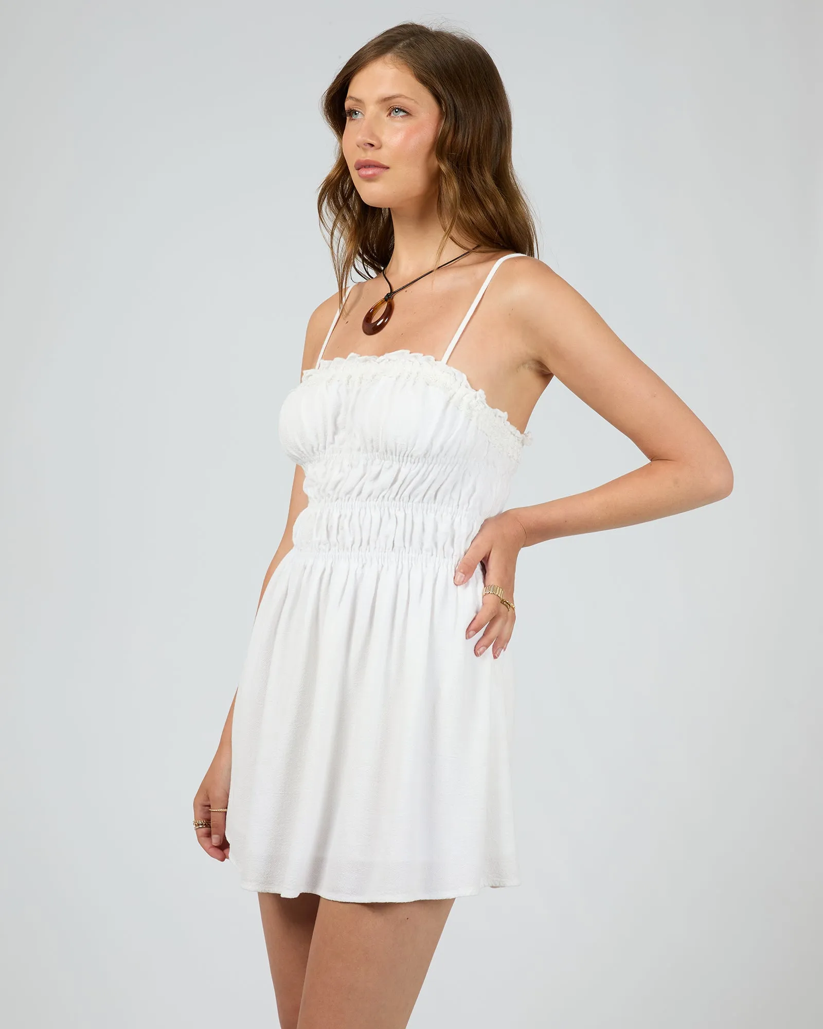 Toledo Mini Dress Vintage White sold by All About Eve product image thumbnail 4