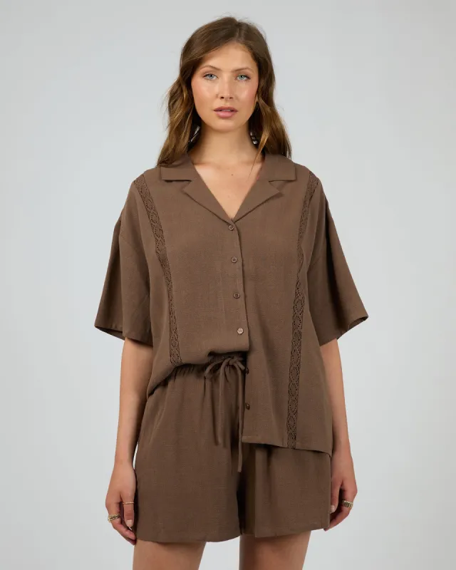 Toledo Shirt Brown sold by All About Eve