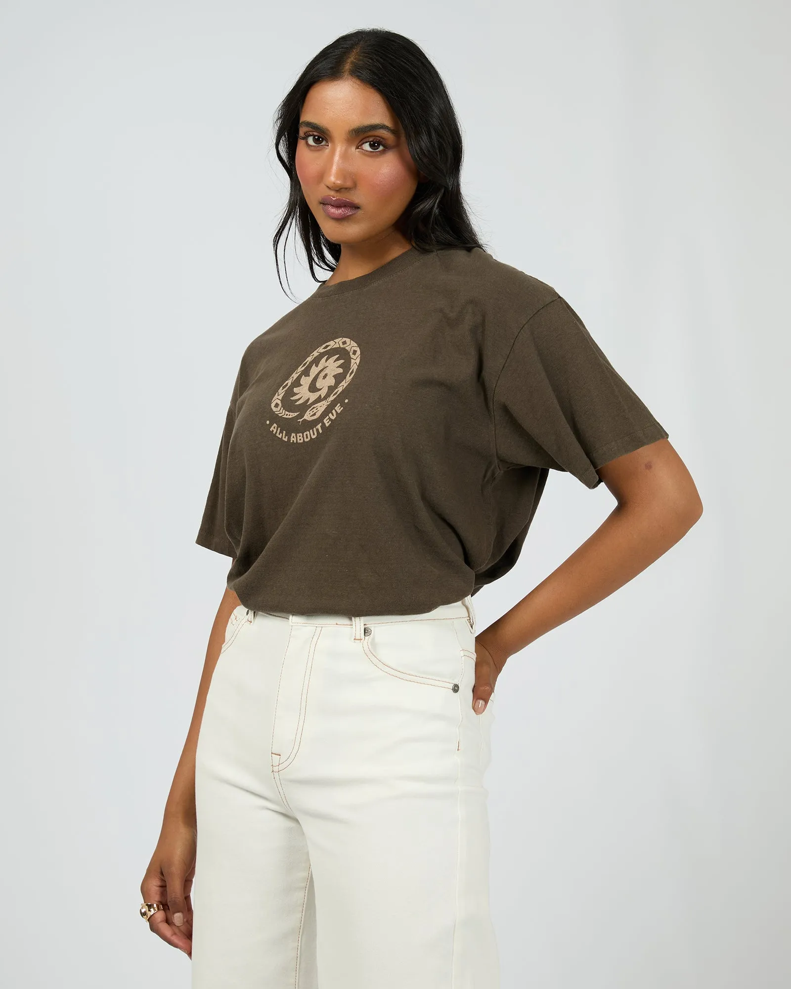 Mirador Oversized Tee Brown sold by All About Eve product image thumbnail 4