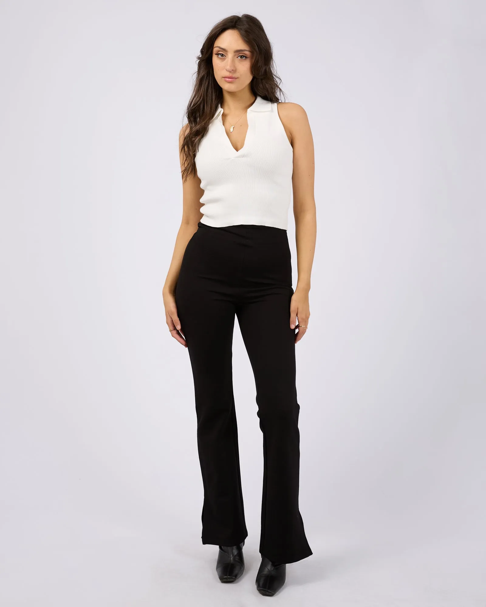 Jenner Side Split Pant Black sold by All About Eve product image thumbnail 2
