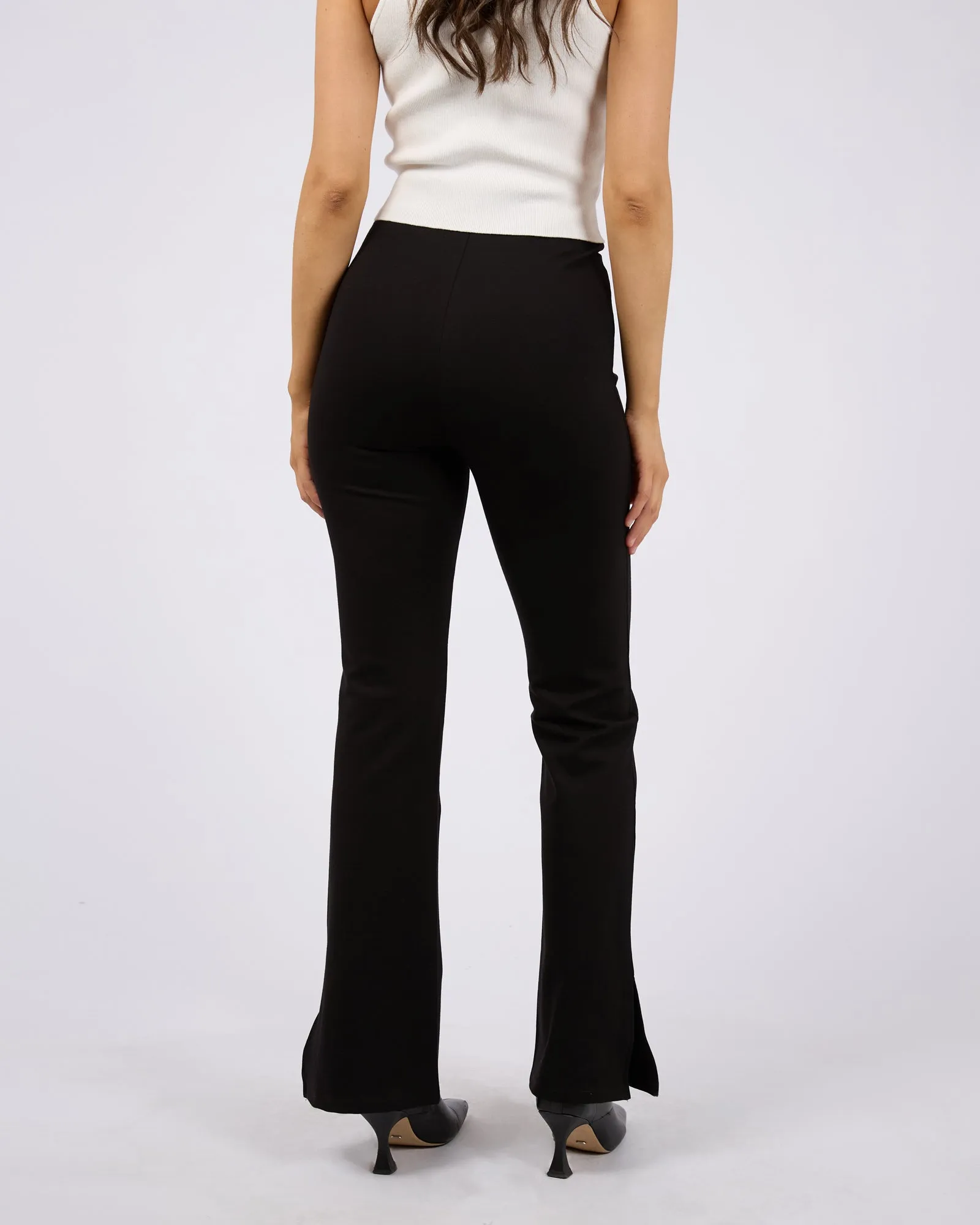 Jenner Side Split Pant Black sold by All About Eve product image thumbnail 3