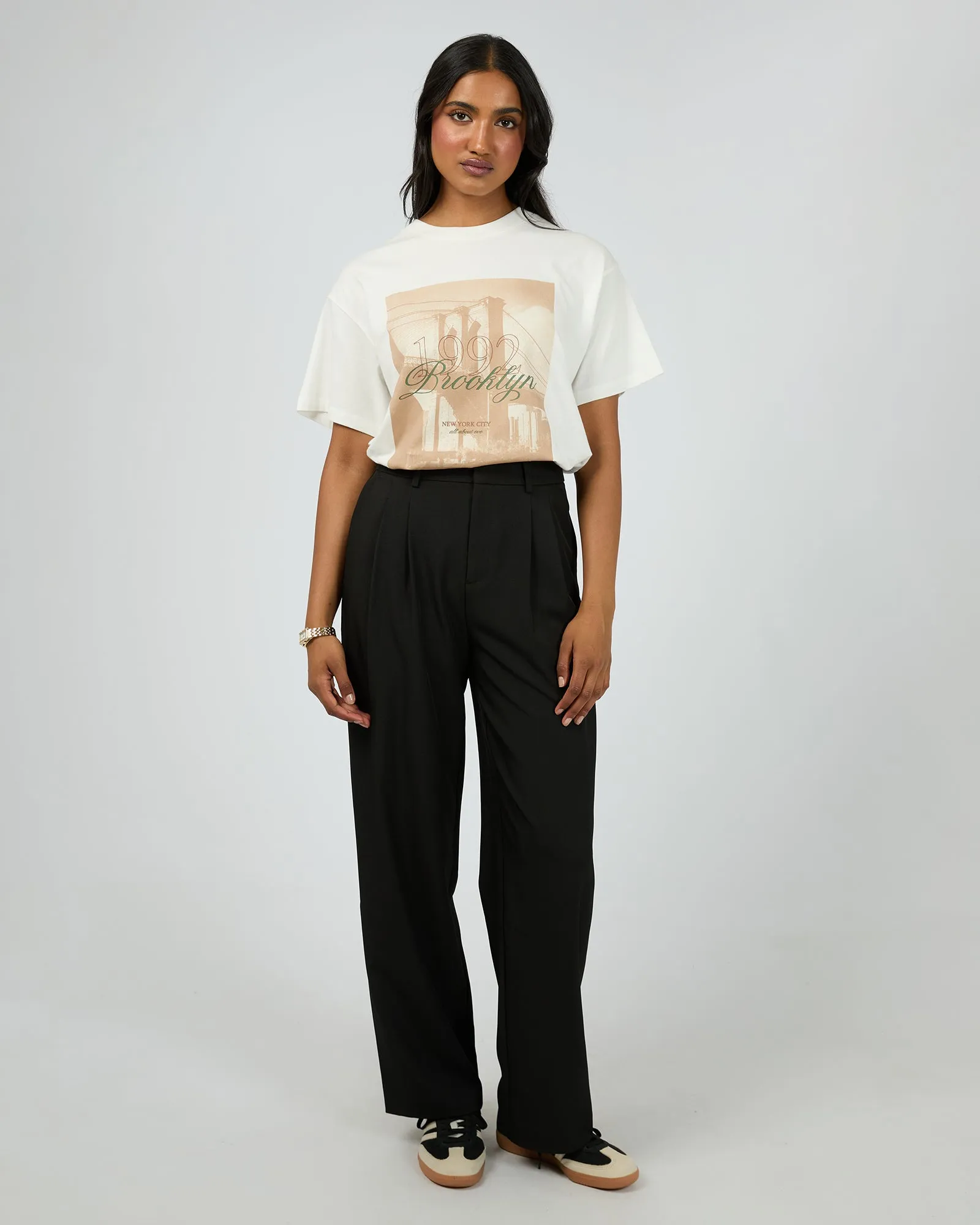Brooklyn Oversized Tee Vintage White sold by All About Eve product image thumbnail 3