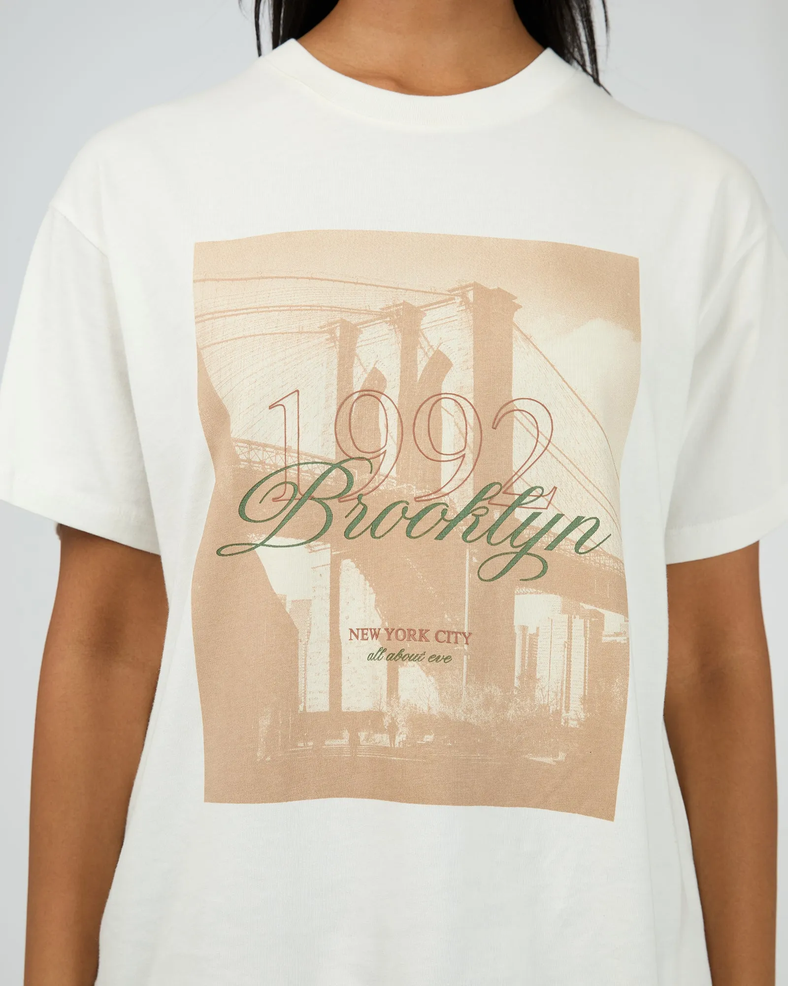 Brooklyn Oversized Tee Vintage White sold by All About Eve product image thumbnail 5