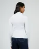 Icon Mock Neck L/S Top White sold by All About Eve
