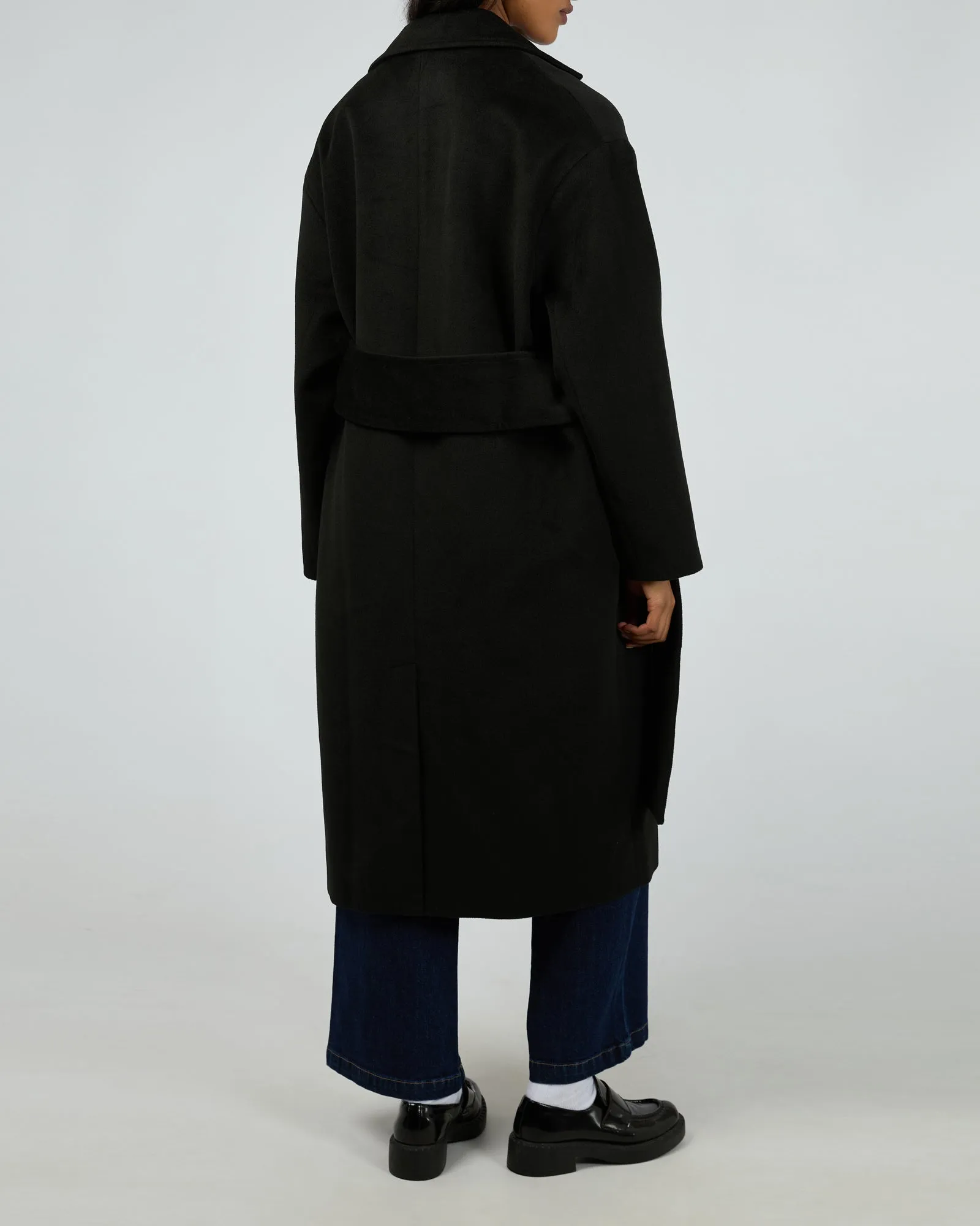 Eve Luxe Basic Coat Black sold by All About Eve product image thumbnail 3
