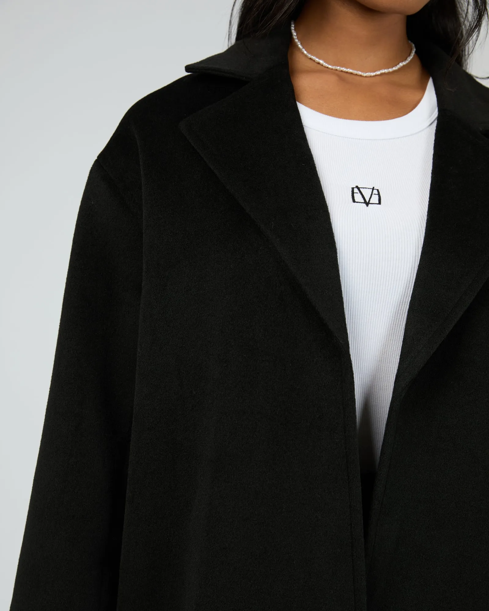 Eve Luxe Basic Coat Black sold by All About Eve product image thumbnail 5