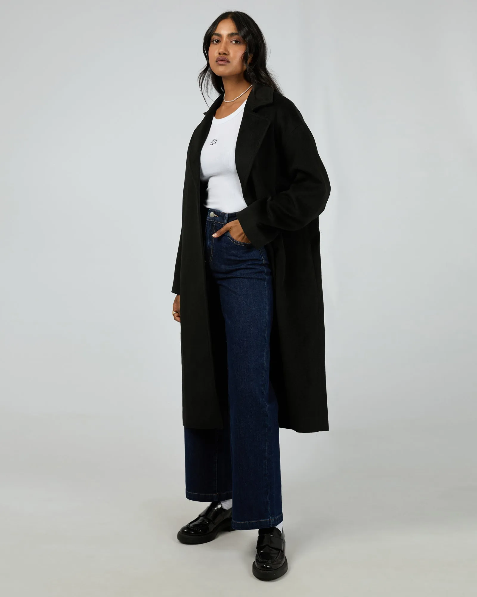 Eve Luxe Basic Coat Black sold by All About Eve product image thumbnail 4