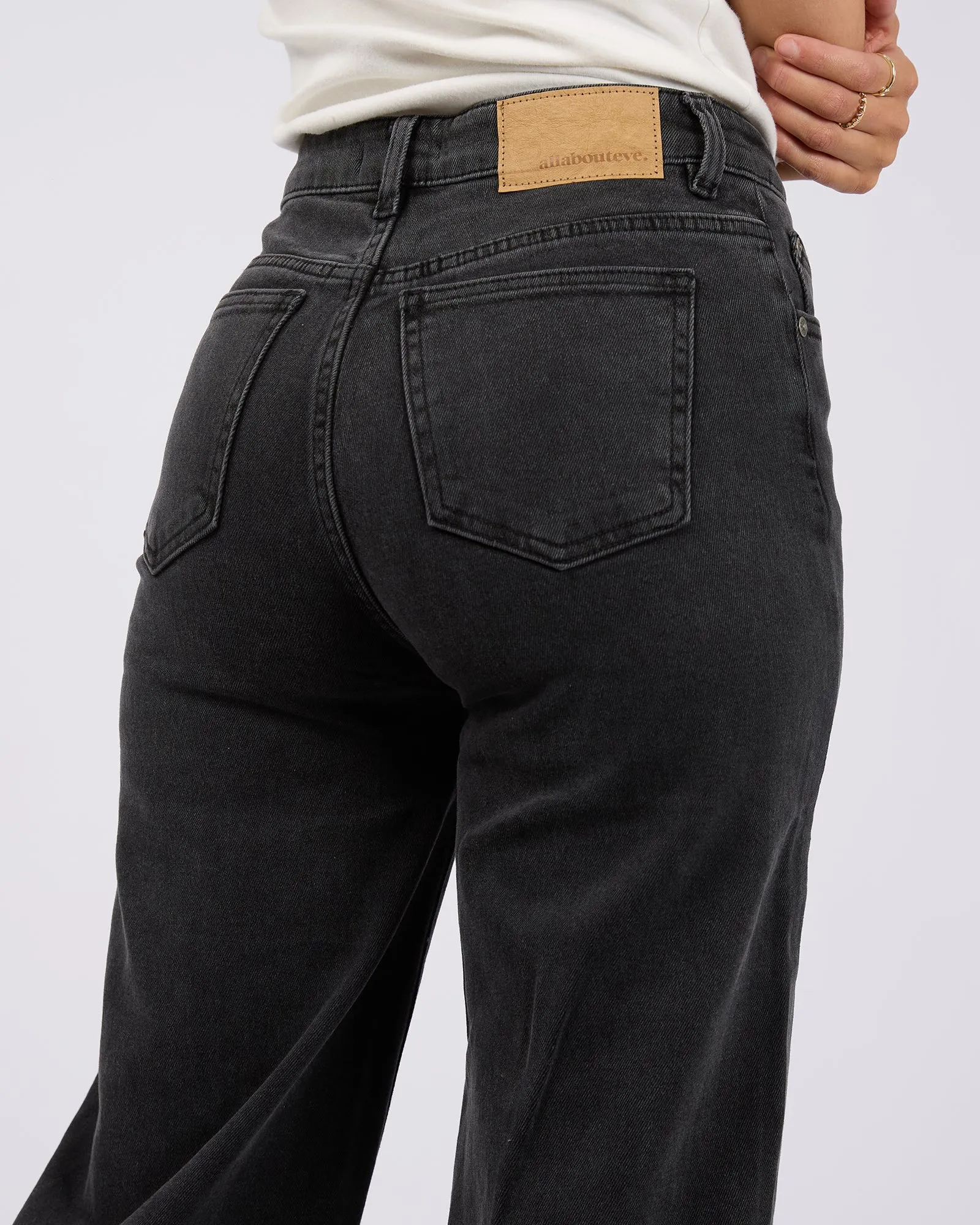 Jacqui Wide Leg Washed Black sold by All About Eve product image thumbnail 5
