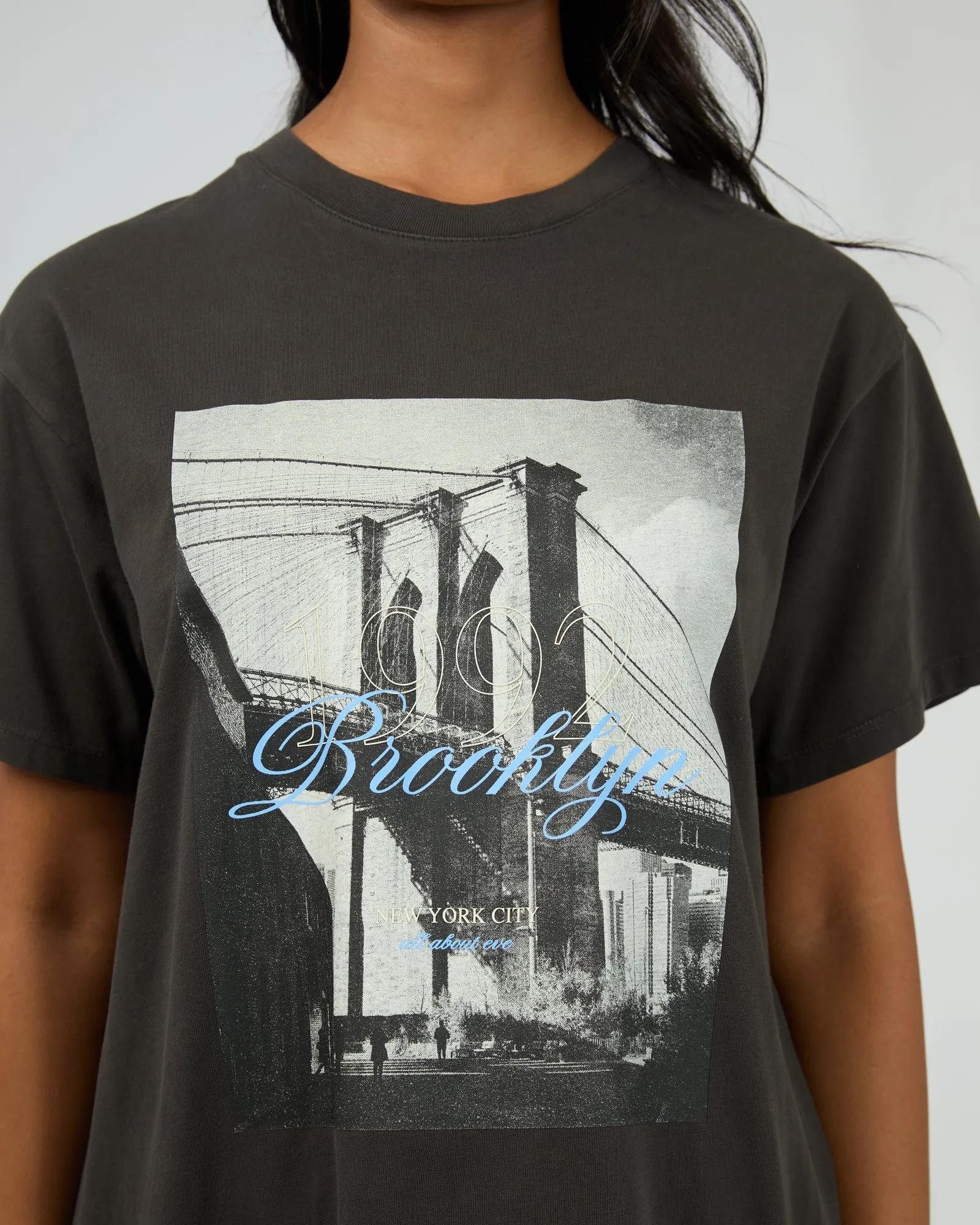 Brooklyn Oversized Tee Washed Black sold by All About Eve product image thumbnail 5