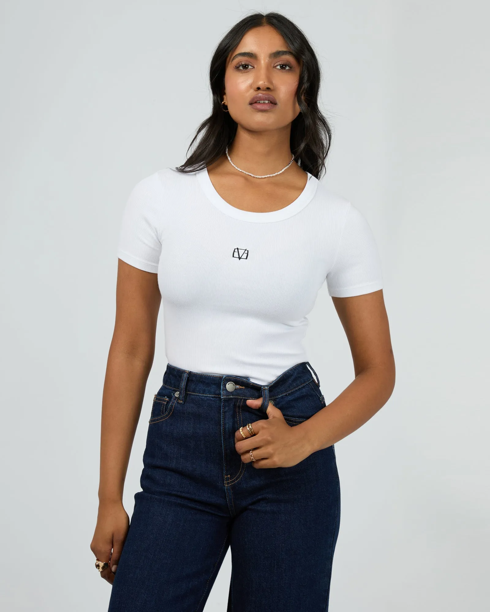 Icon Tee White sold by All About Eve