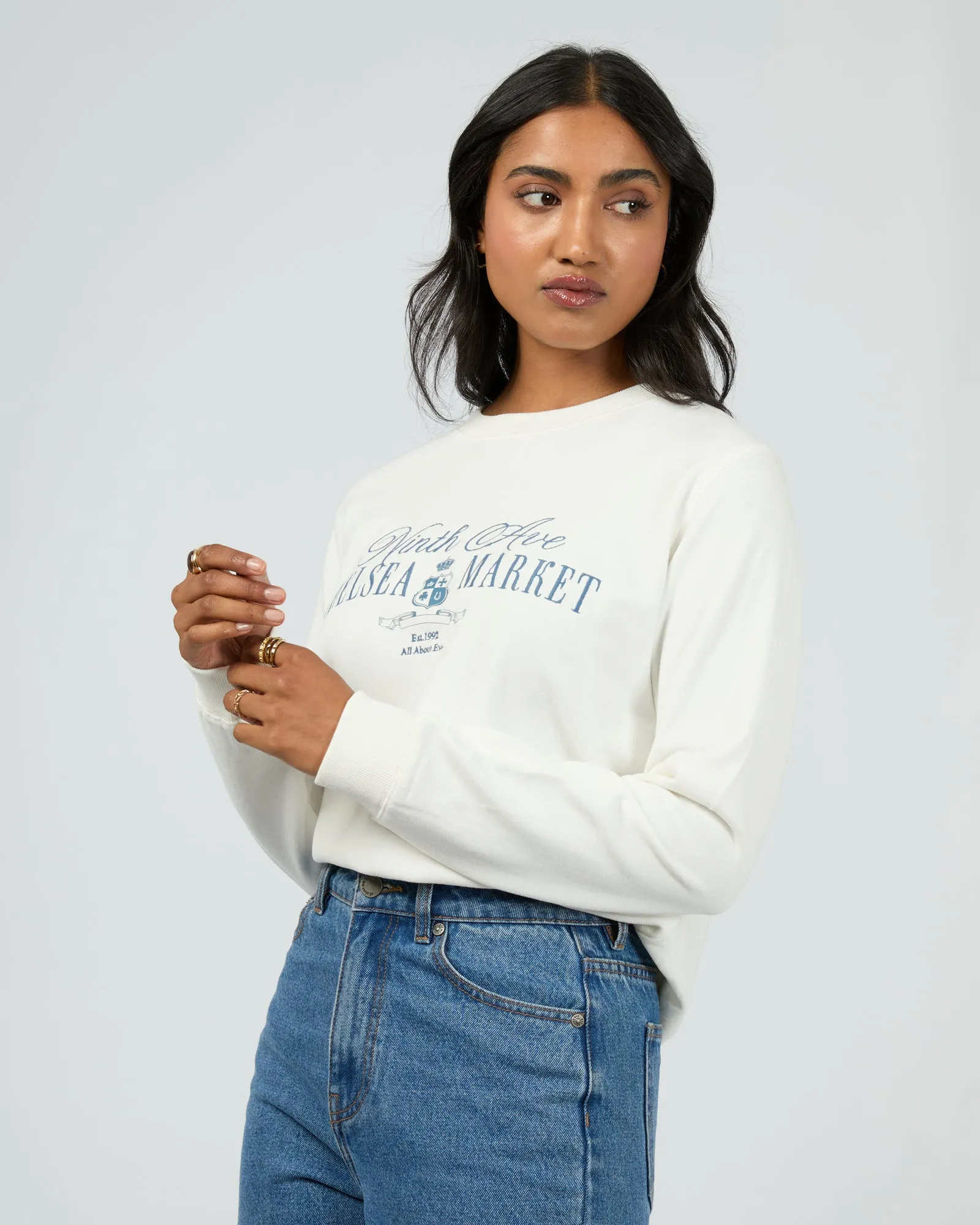 Chelsea Market Daily Crew Vintage White sold by All About Eve product image thumbnail 4