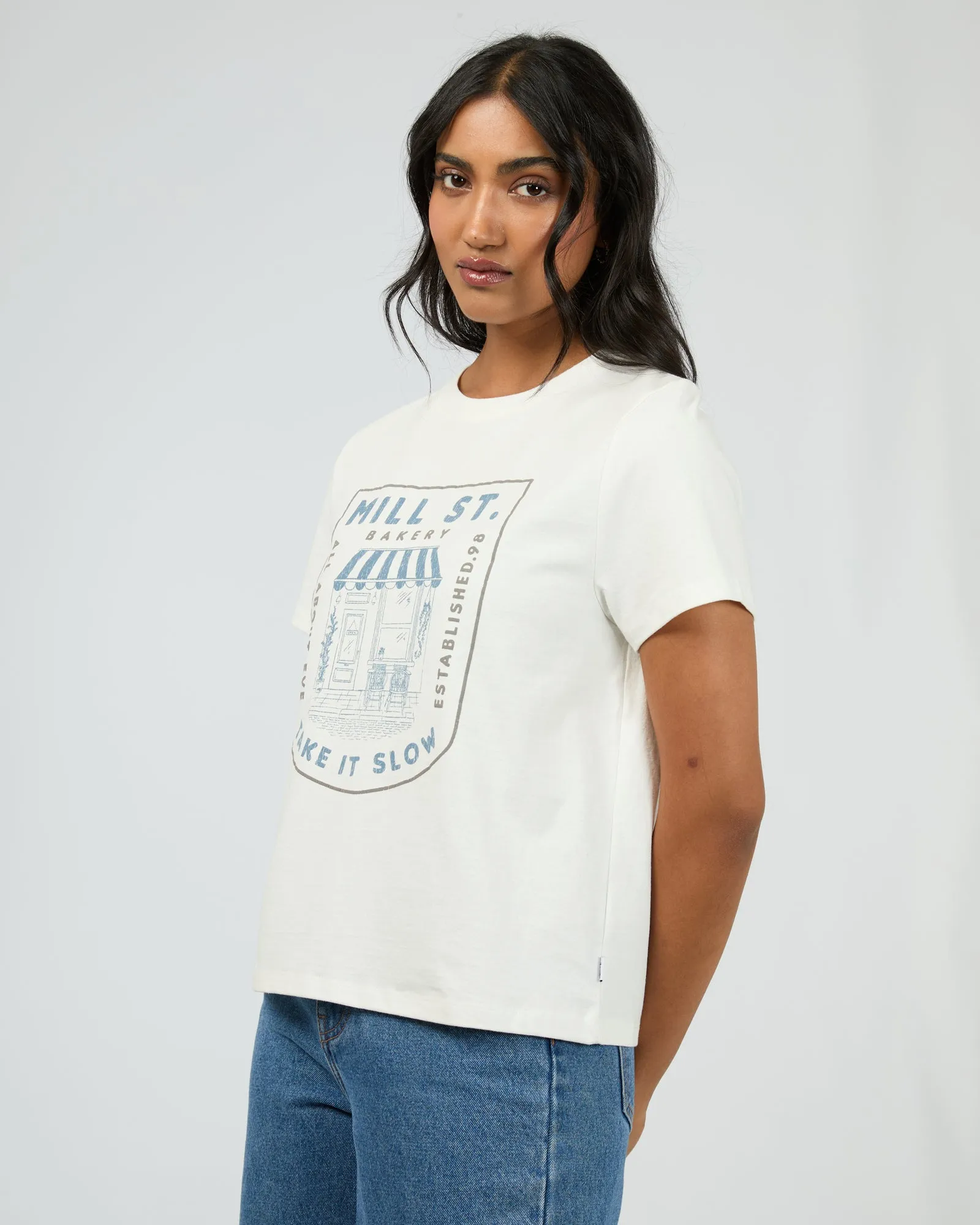 Mill St Daily Tee Vintage White sold by All About Eve product image thumbnail 4