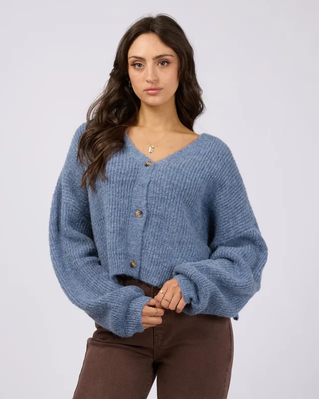 Selena Knit Cardi Blue sold by All About Eve