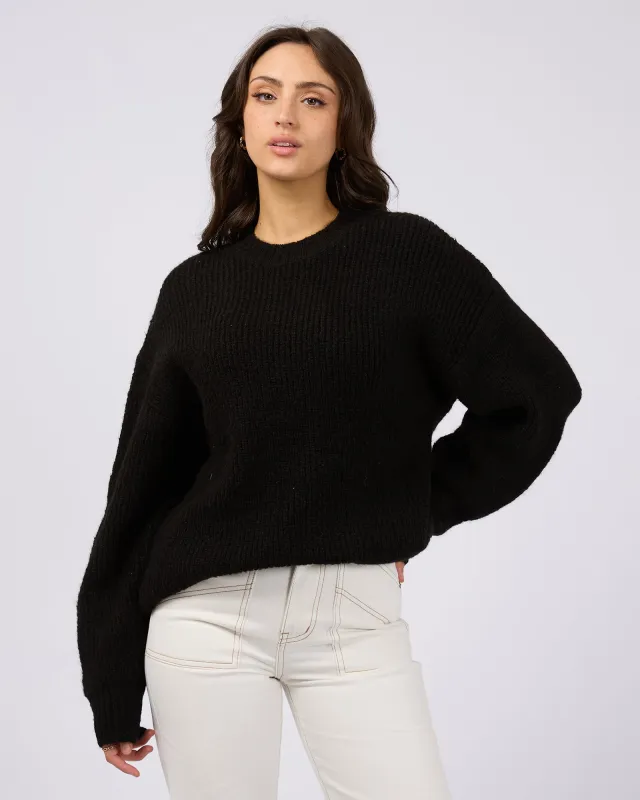 Selena Knit Top Black sold by All About Eve