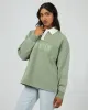 Vital Washed Polo Khaki sold by All About Eve