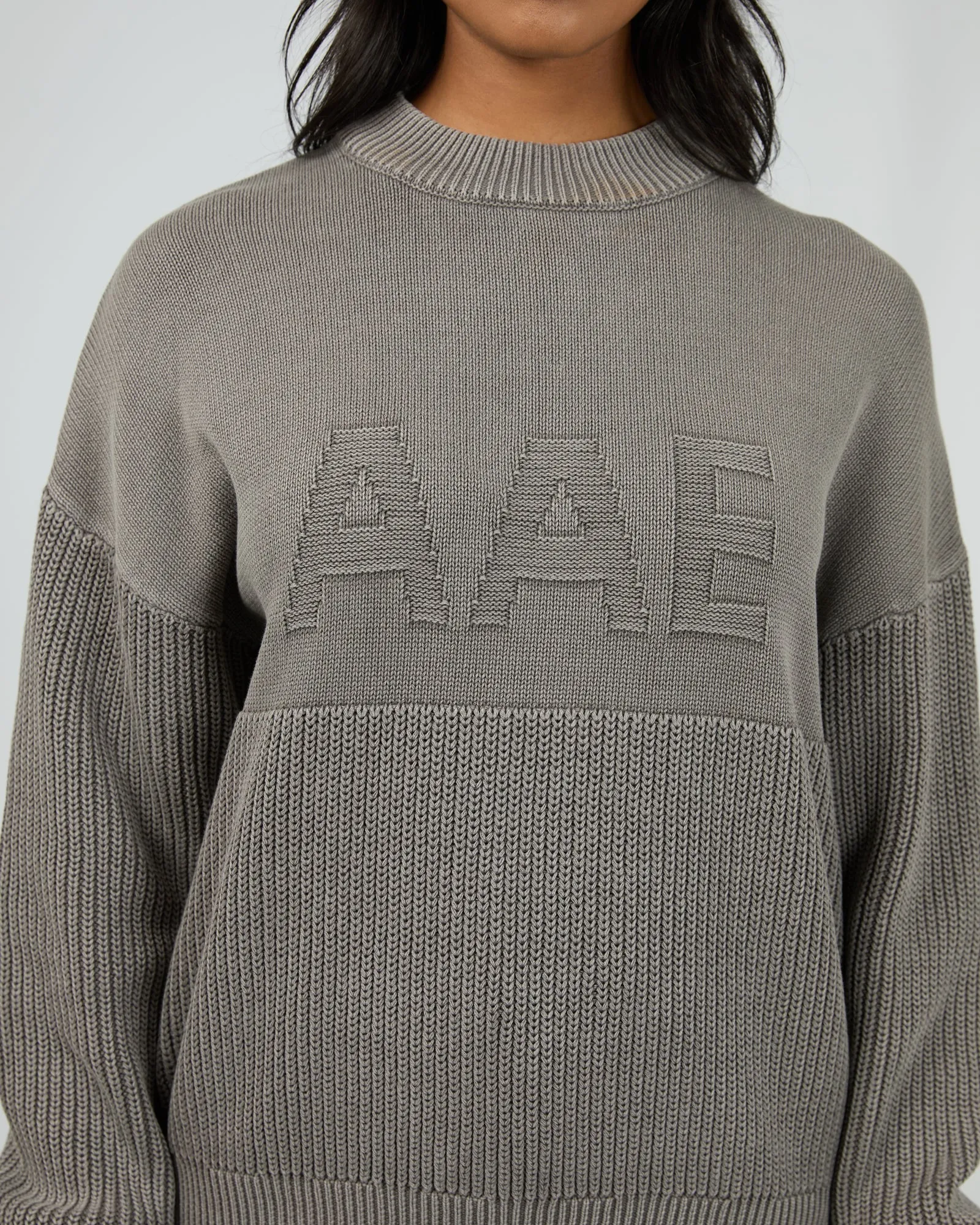 Vital Washed Knit Crew Charcoal sold by All About Eve product image thumbnail 5