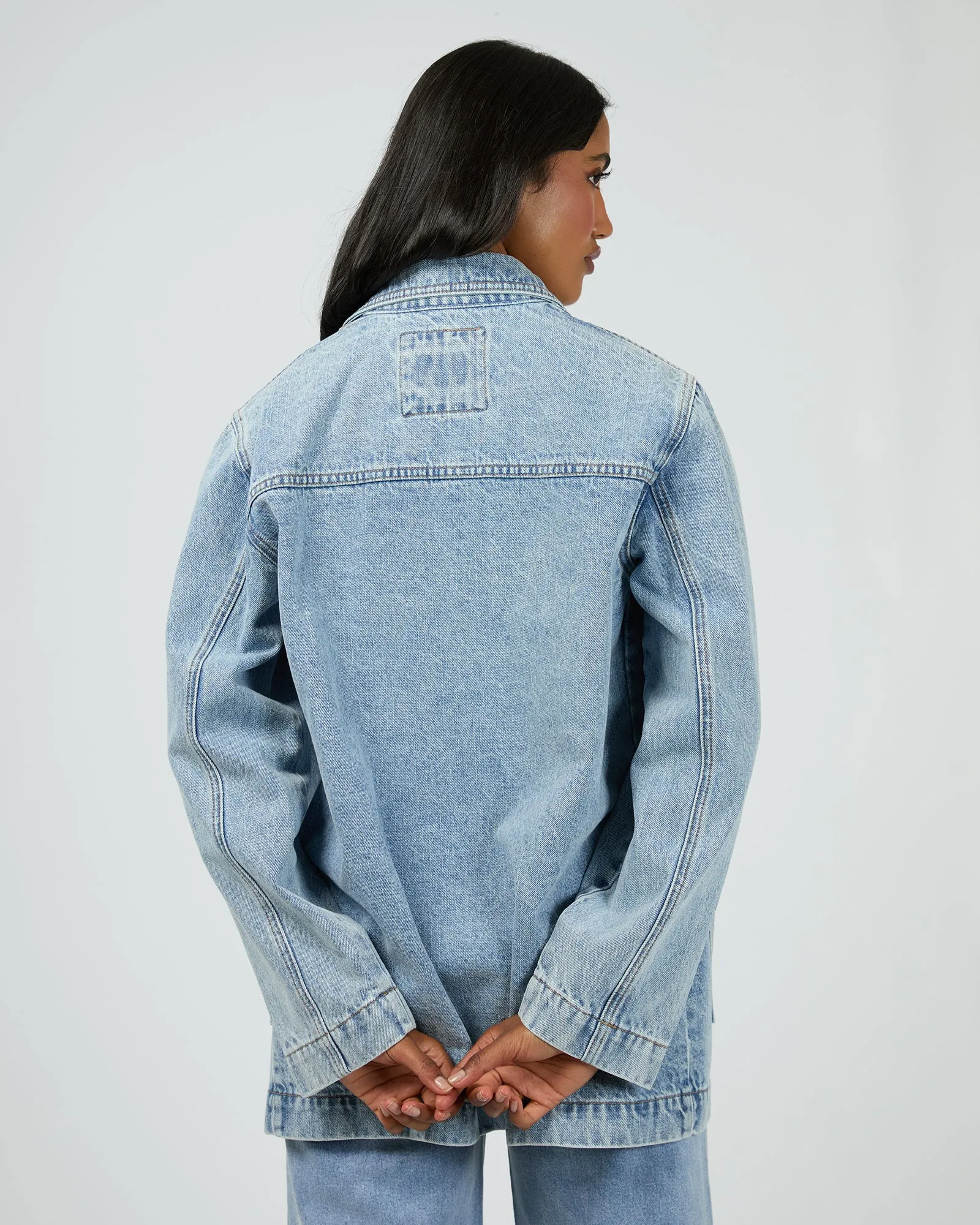 Billie Shacket Light Blue sold by All About Eve product image thumbnail 3