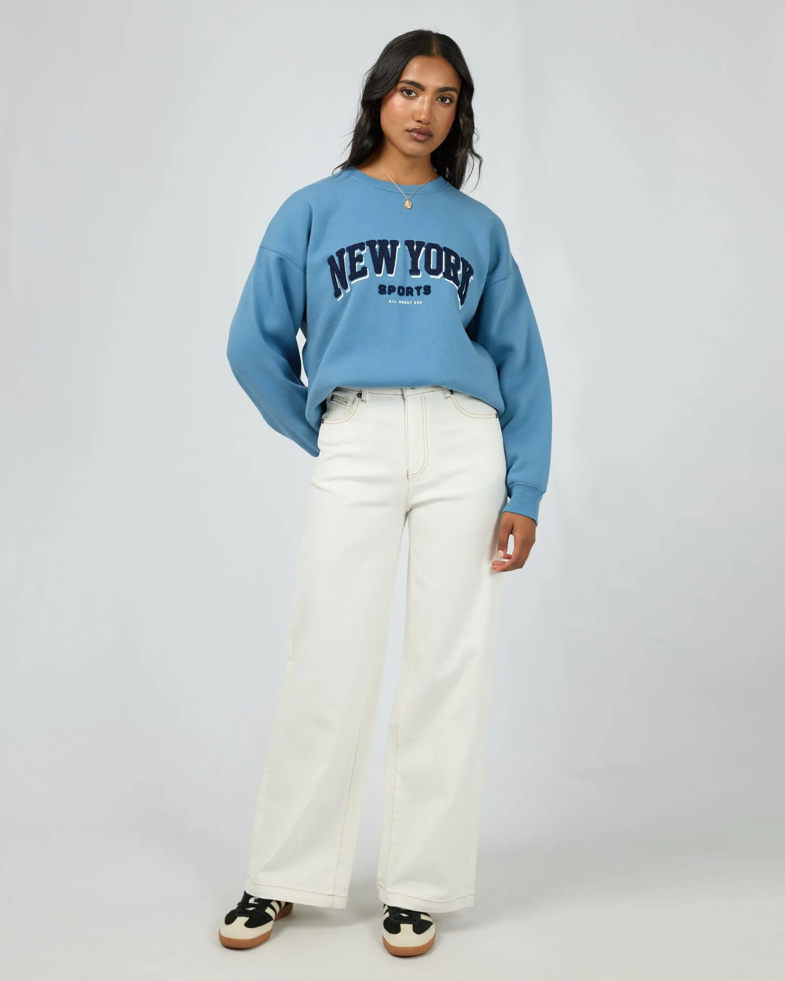 New York Oversized Crew Blue sold by All About Eve product image thumbnail 3