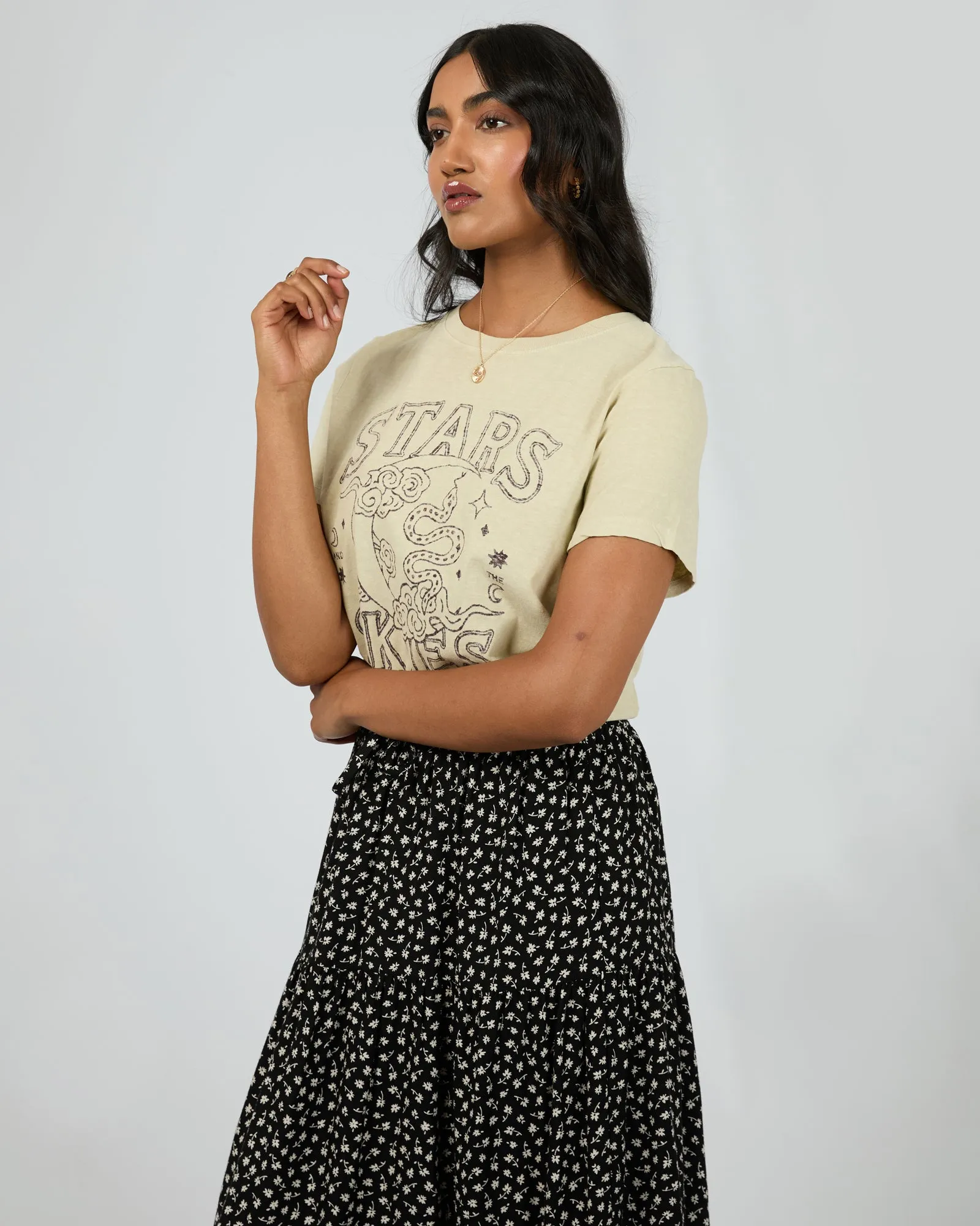 Stars & Skies Daily Tee Vanilla sold by All About Eve product image thumbnail 5