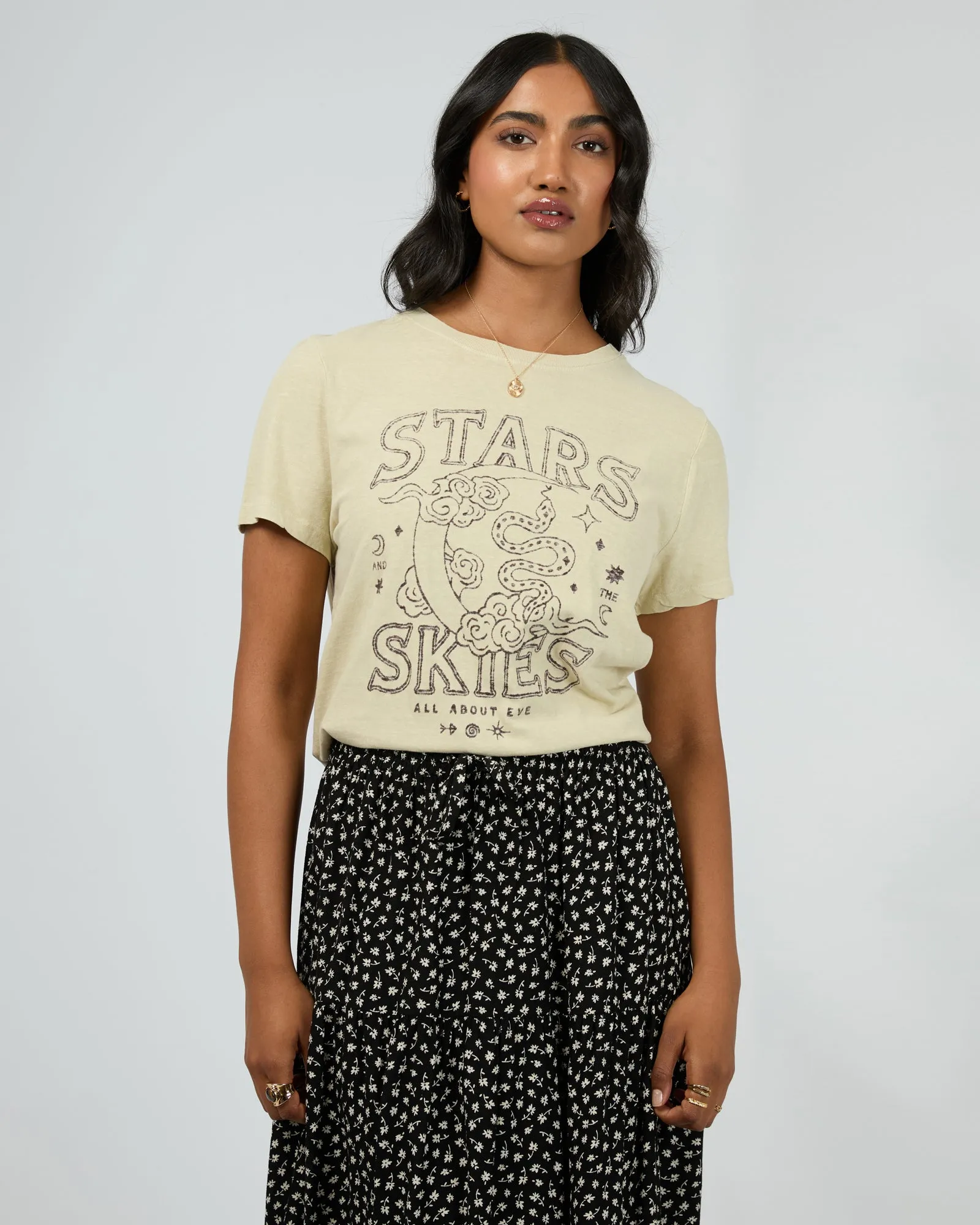 Stars & Skies Daily Tee Vanilla sold by All About Eve product image thumbnail 2