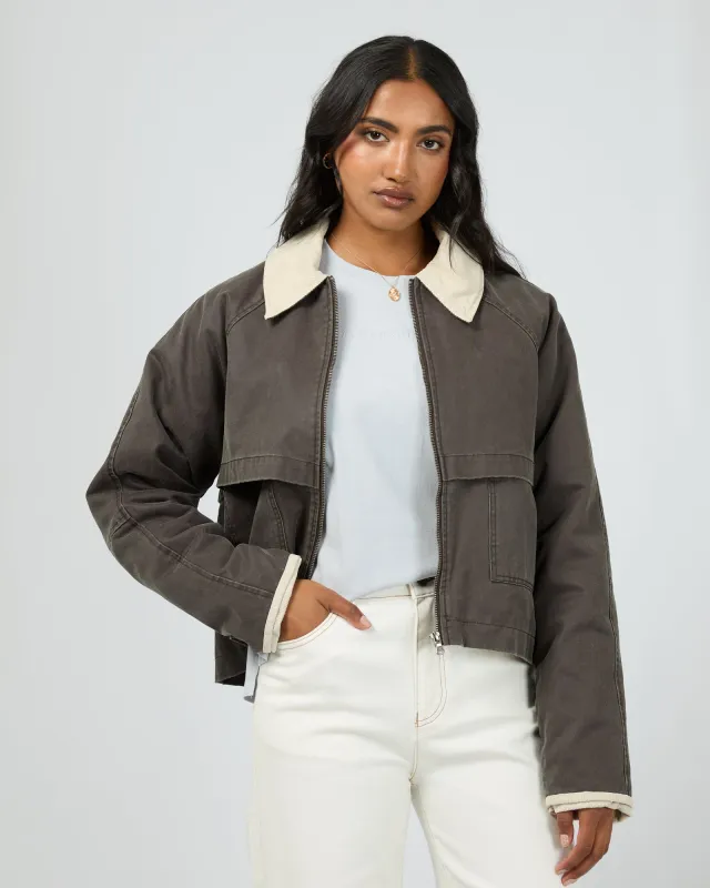 Chicago Jacket Charcoal sold by All About Eve