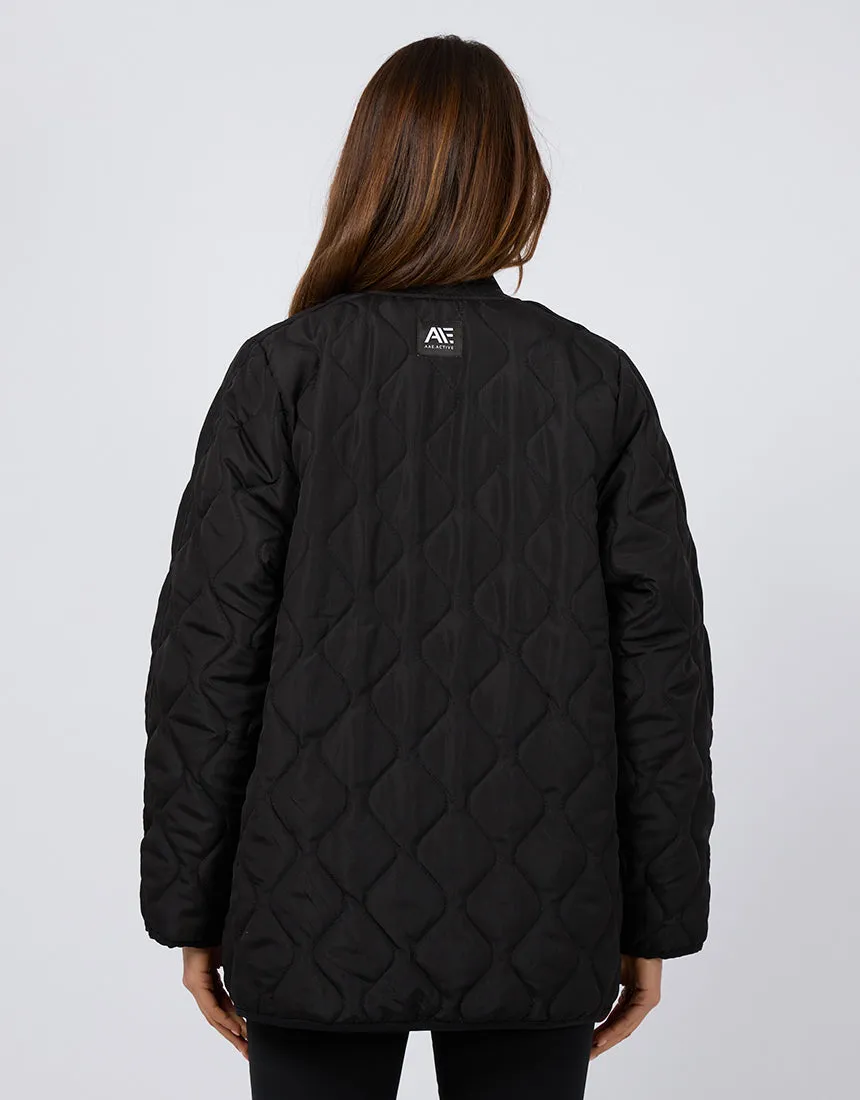 Active Quilted Jacket Black sold by All About Eve product image thumbnail 3