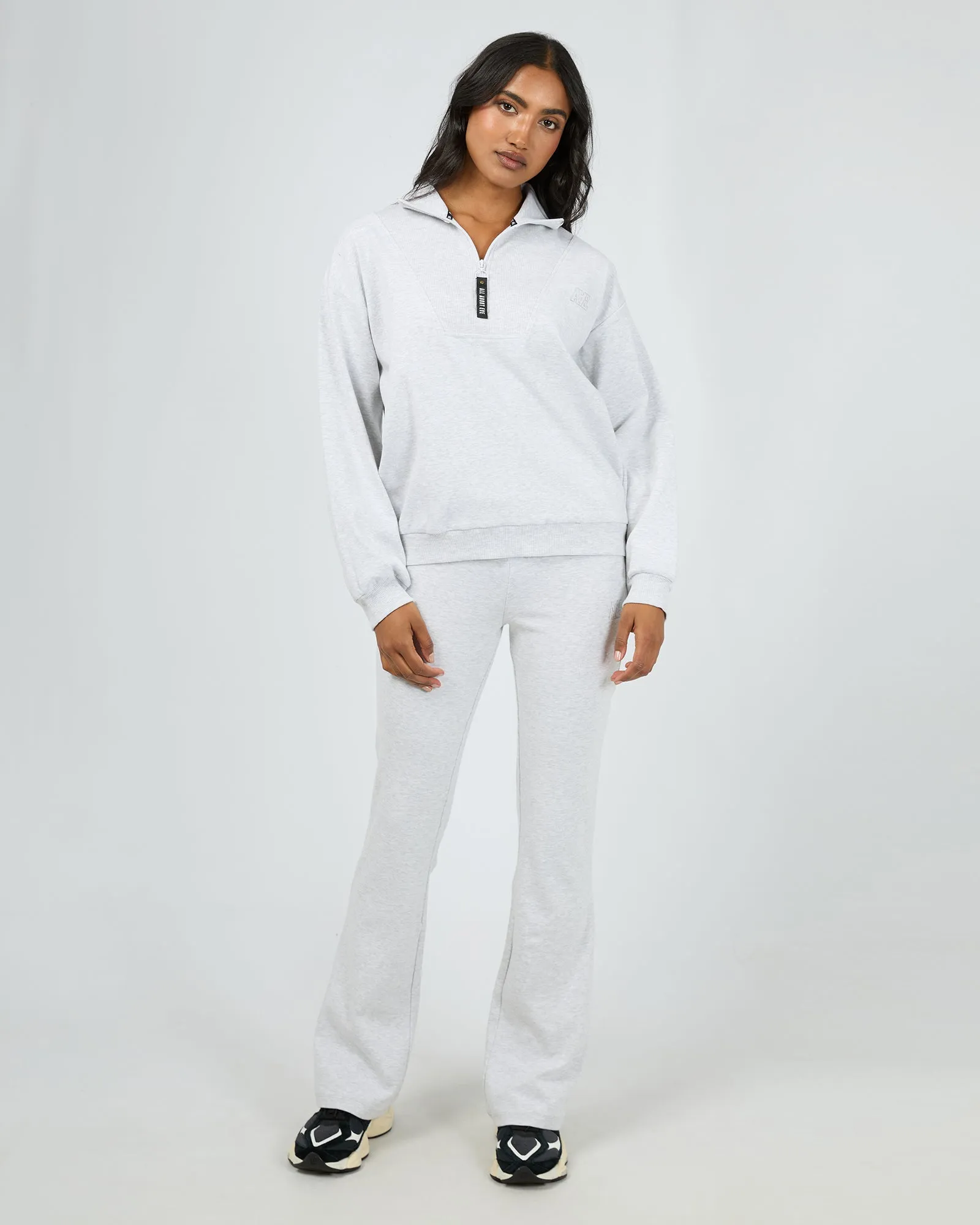 Balance 1/4 Zip Snow Marle sold by All About Eve product image thumbnail 2