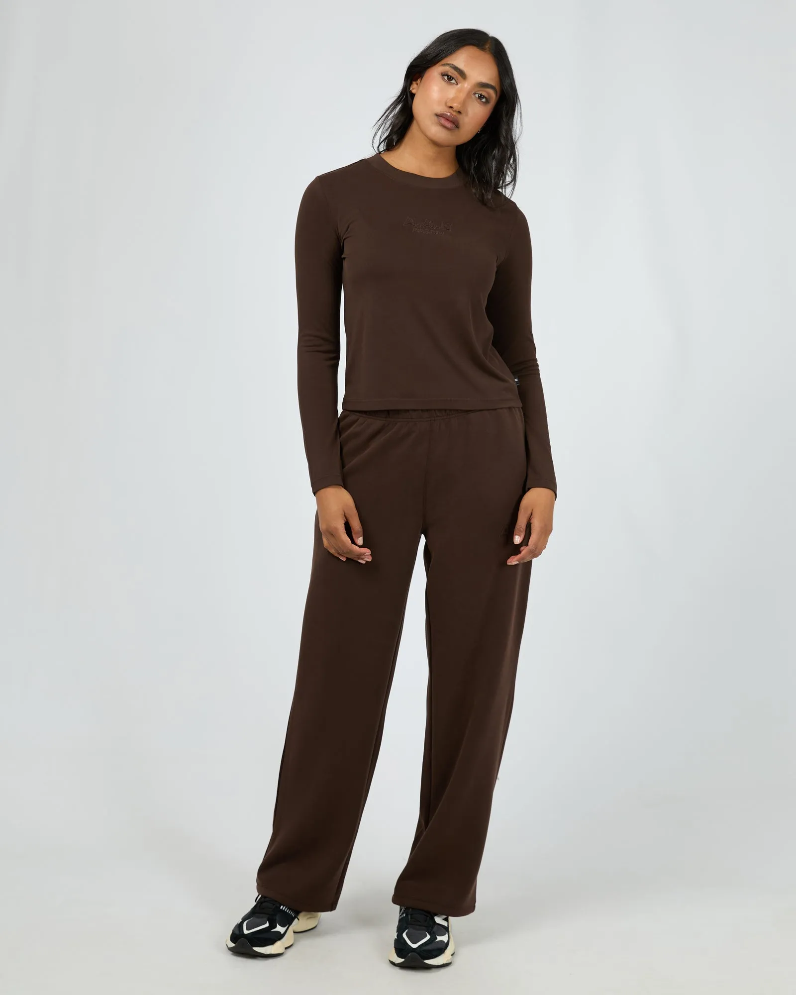 Luxe Active Long Sleeve Top Brown sold by All About Eve product image thumbnail 2