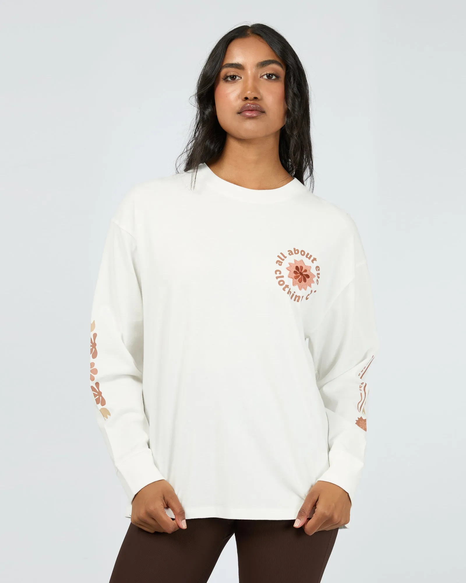 Flow Long Sleeve Tee Vintage White sold by All About Eve product image thumbnail 2