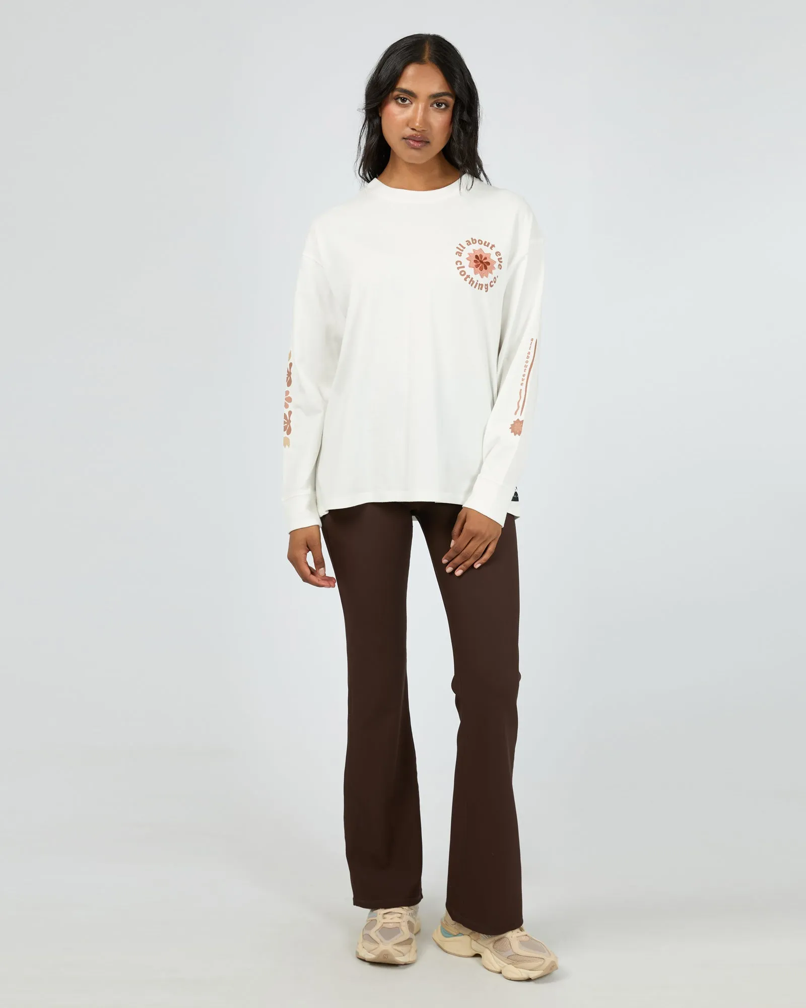 Flow Long Sleeve Tee Vintage White sold by All About Eve product image thumbnail 3