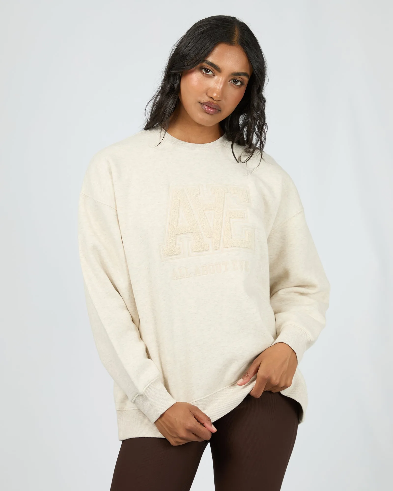 Aae Tonal Crew Oat sold by All About Eve