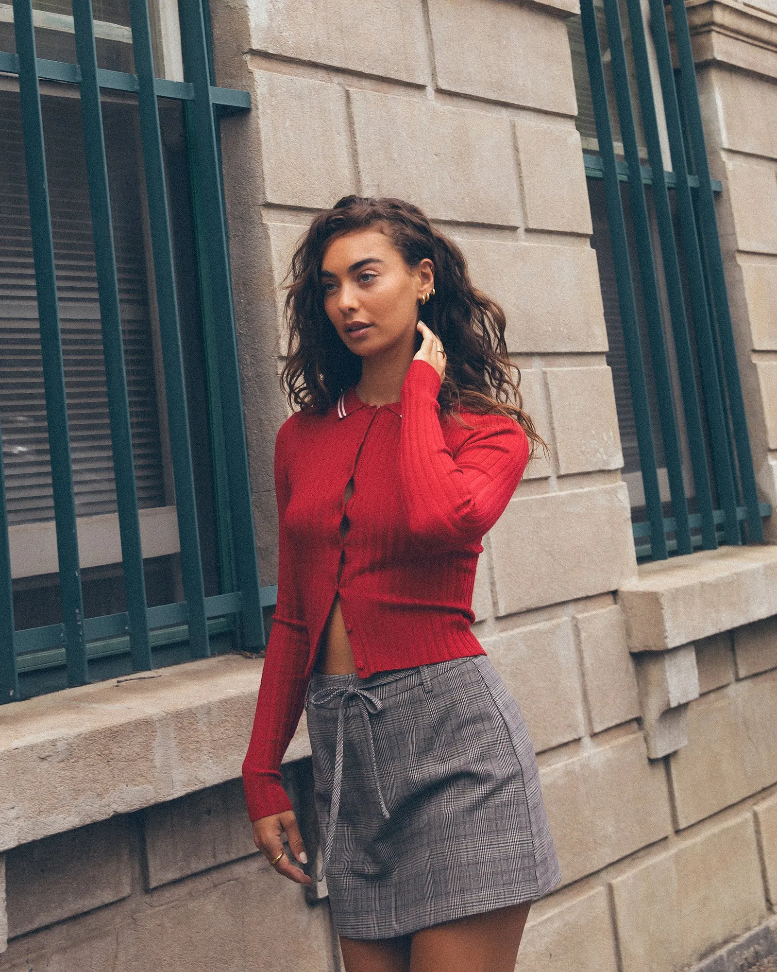 Grace Skort Grey sold by All About Eve