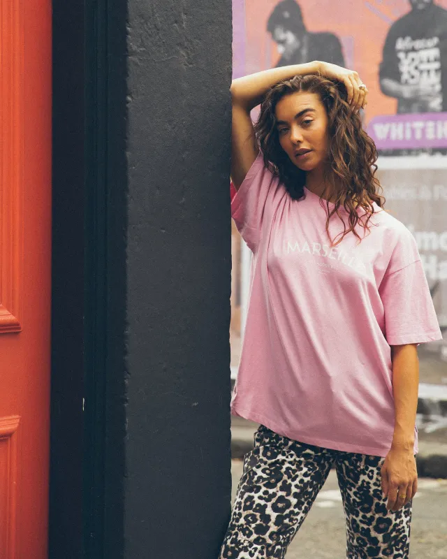 Marseille Oversized Tee Mauve sold by All About Eve