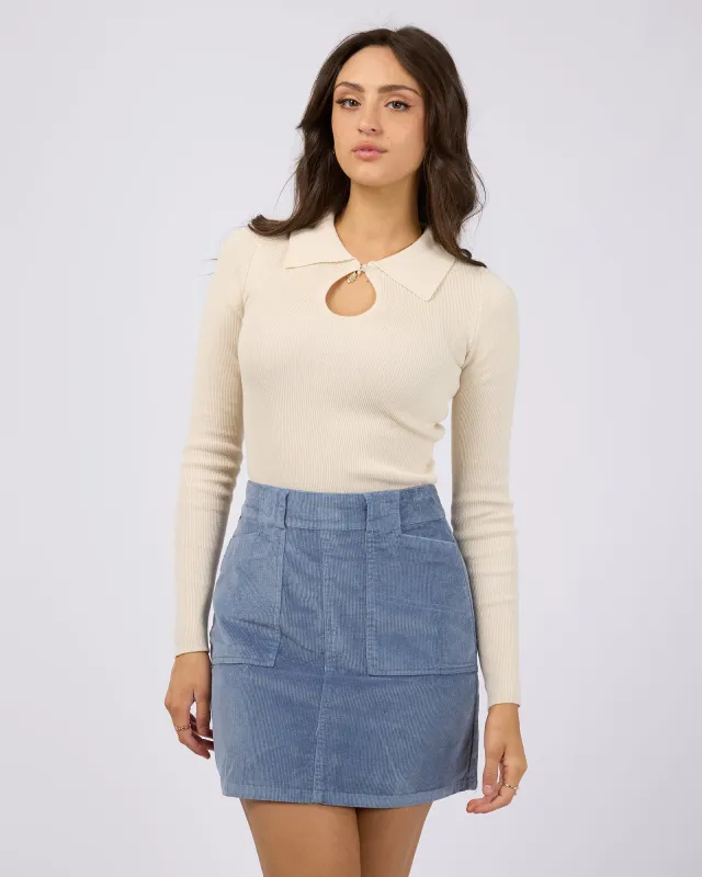 Kendra Knit Top Vanilla sold by All About Eve