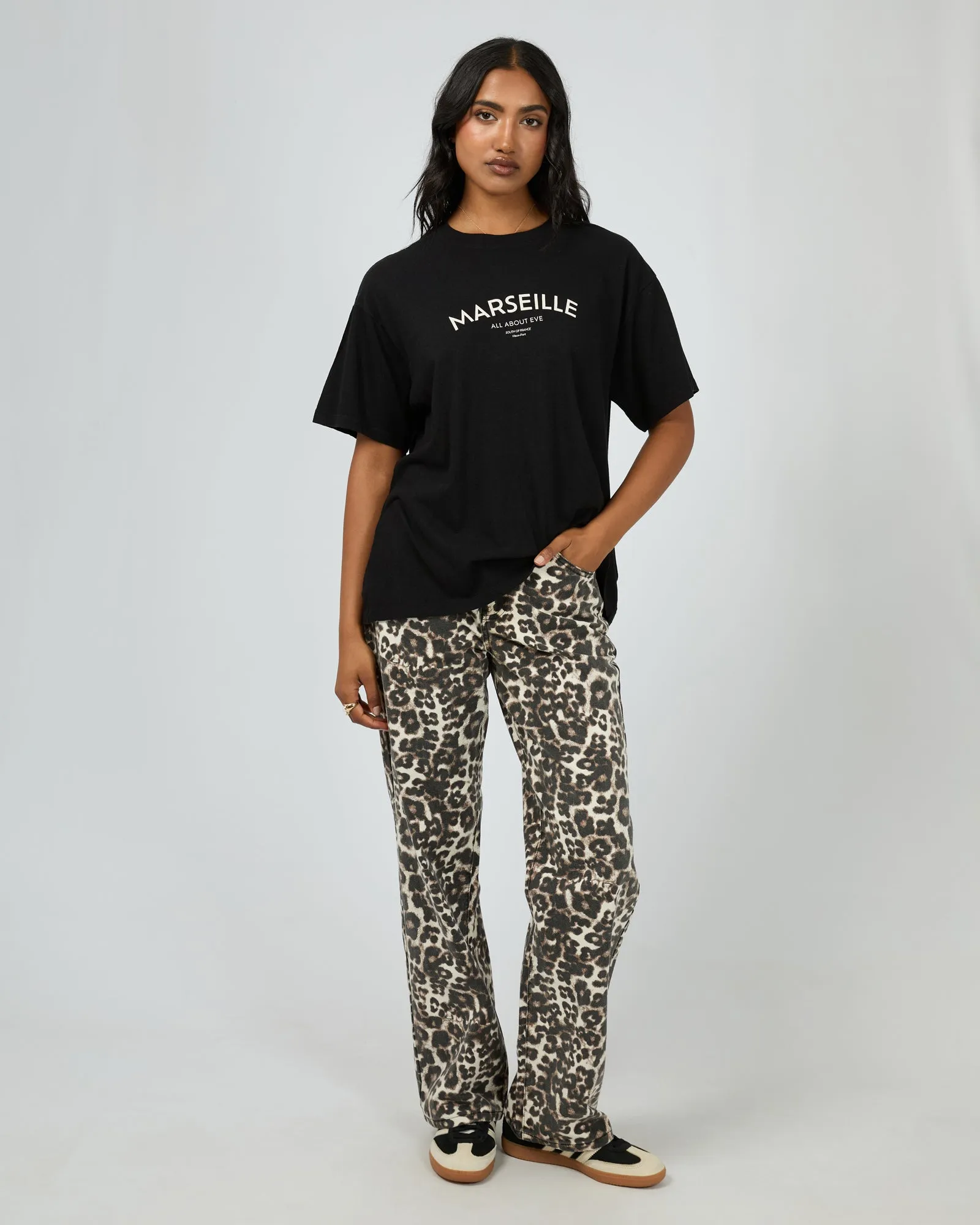 Marseille Oversized Tee Washed Black sold by All About Eve product image thumbnail 2