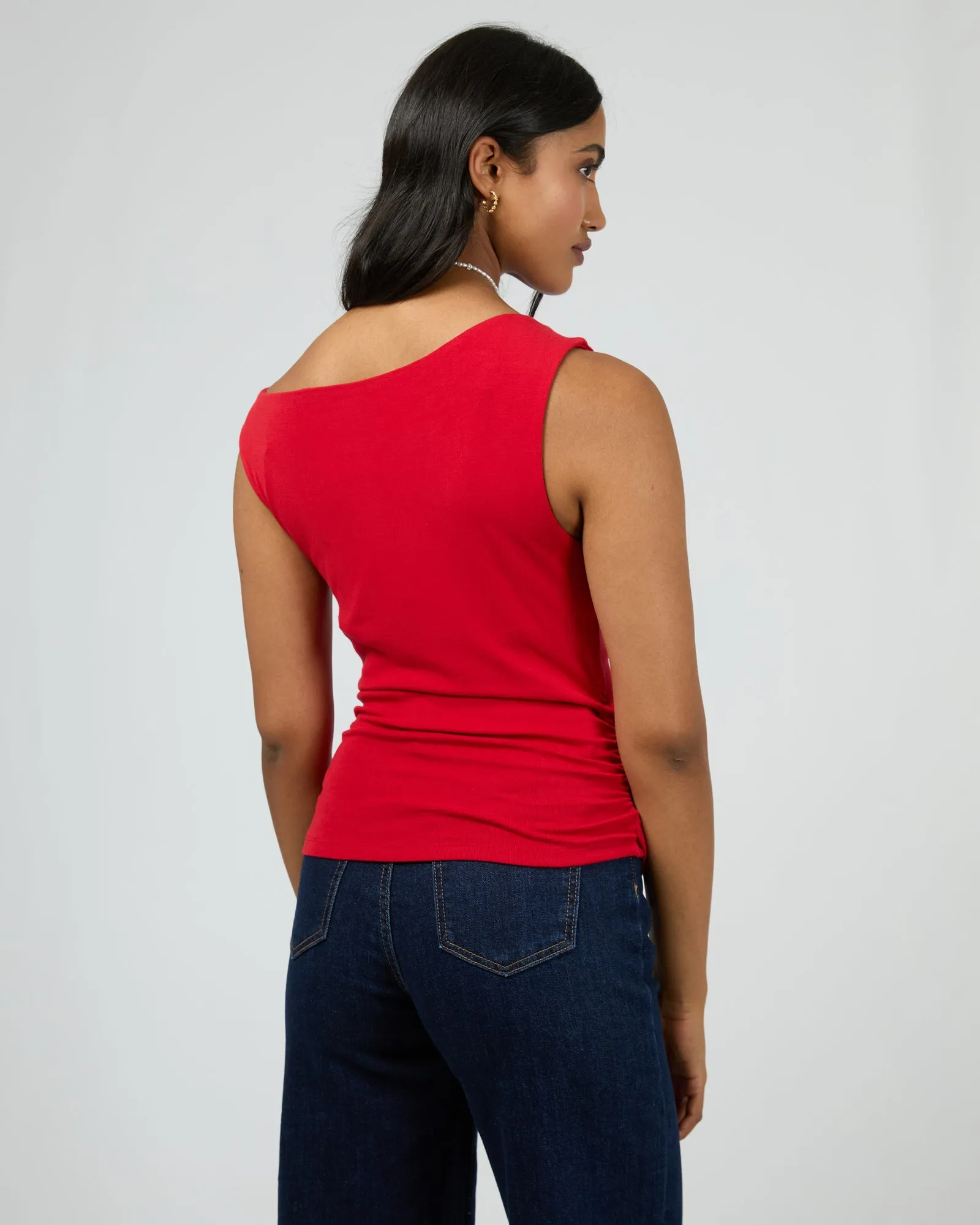 Kylie Off Shoulder Top Scarlet sold by All About Eve product image thumbnail 4