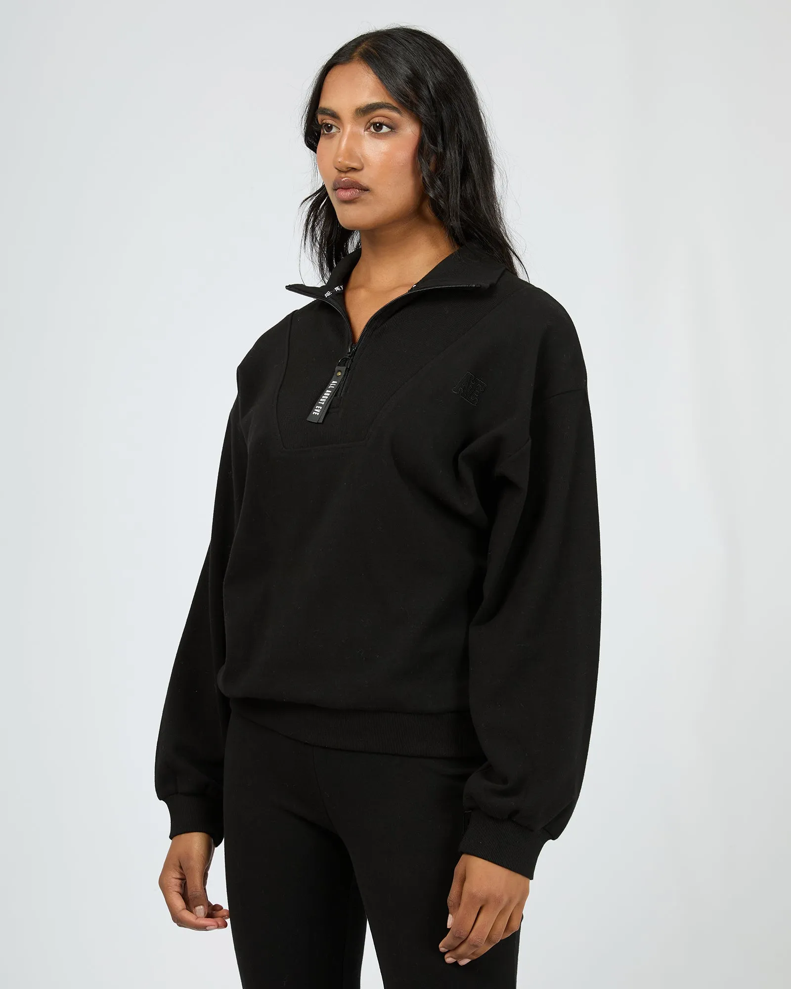 Balance 1/4 Zip Black sold by All About Eve product image thumbnail 4