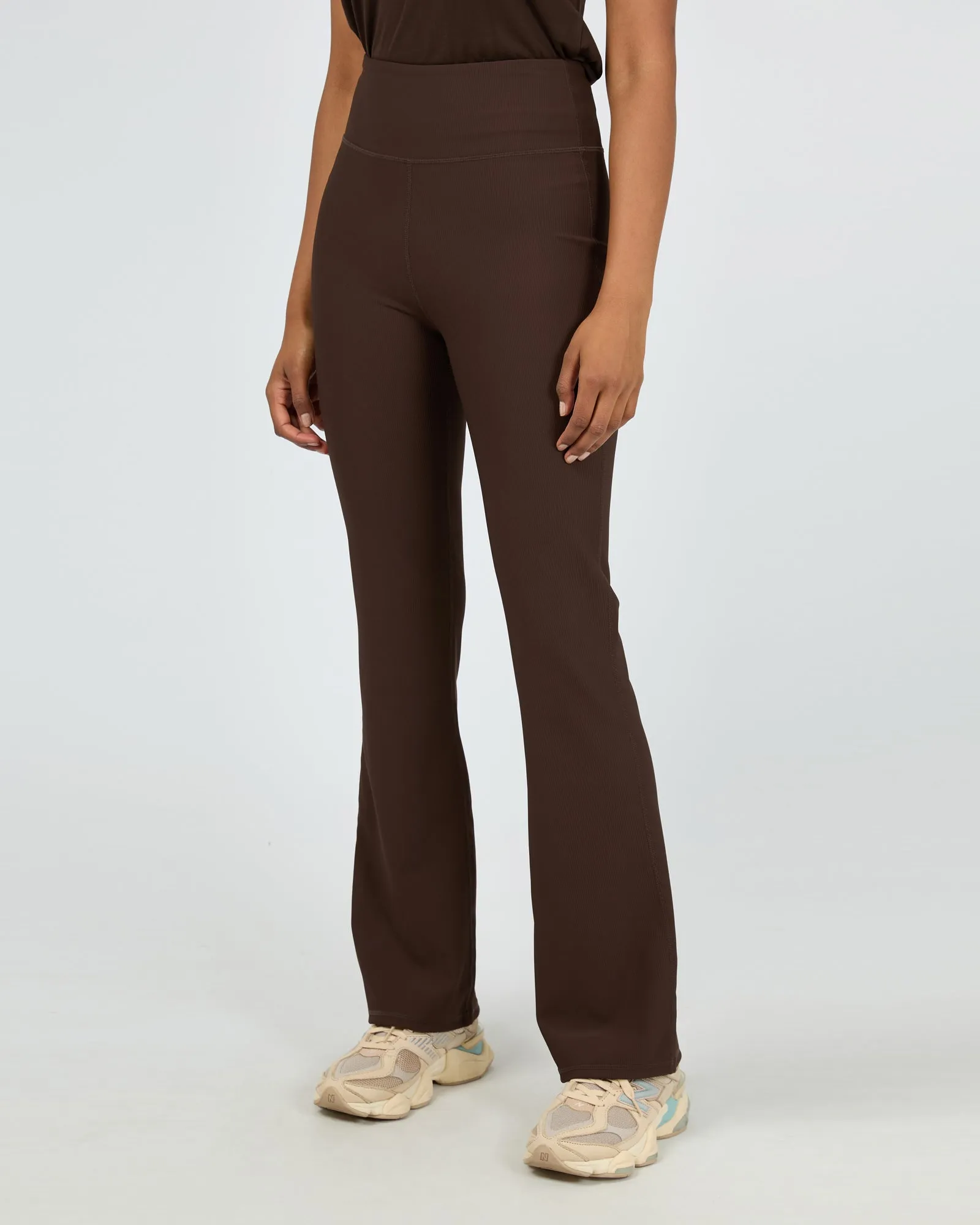 Active Rib Flare Legging Brown sold by All About Eve product image thumbnail 4