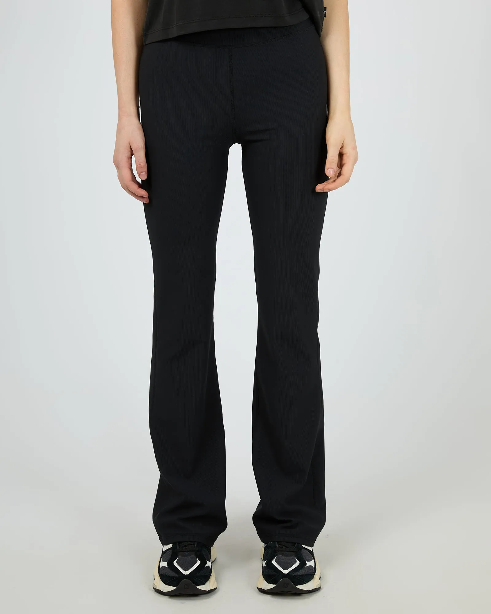 Active Rib Flare Legging Black sold by All About Eve