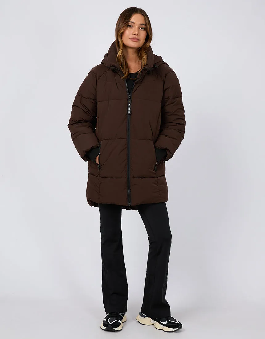 Remi Luxe Midi Puffer Brown sold by All About Eve product image thumbnail 2