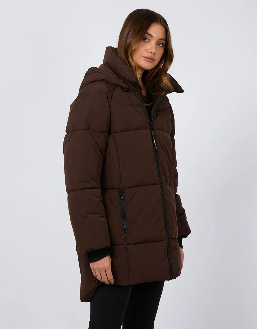 Remi Luxe Midi Puffer Brown sold by All About Eve product image thumbnail 4
