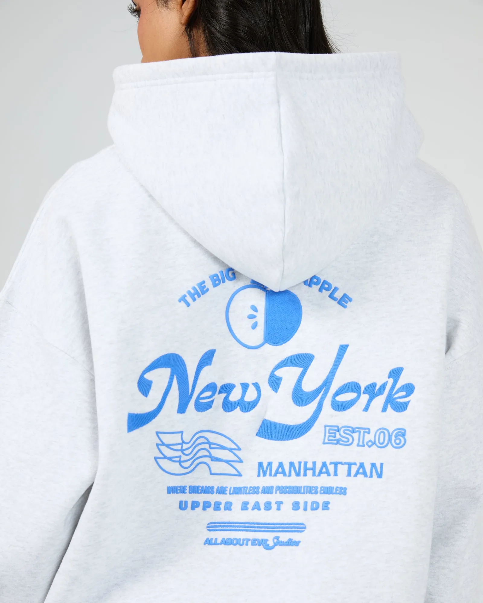 Manhattan 06 Relaxed Hoodie Snow Marle sold by All About Eve product image thumbnail 5