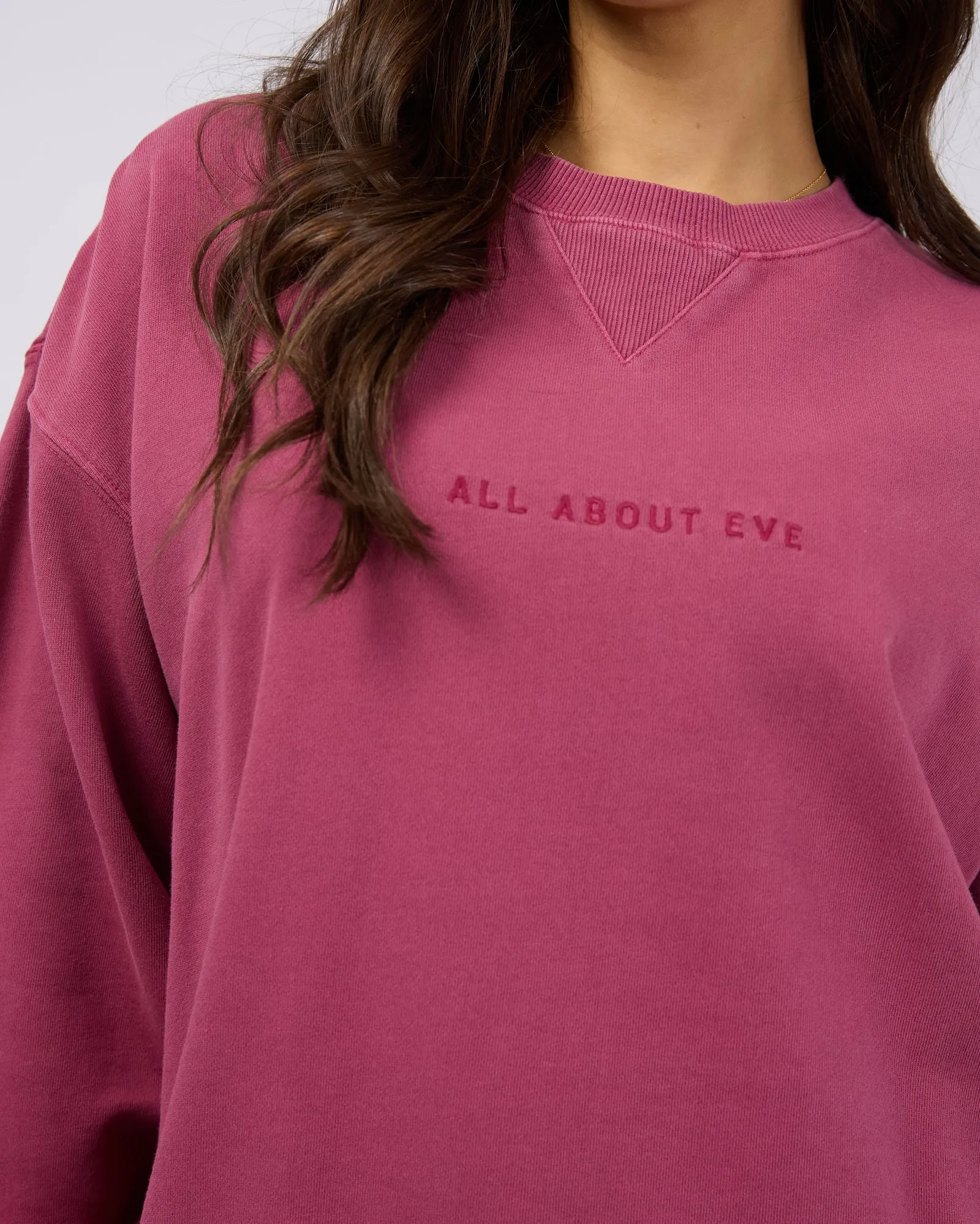 Aae Washed Relaxed Crew Blush sold by All About Eve product image thumbnail 5