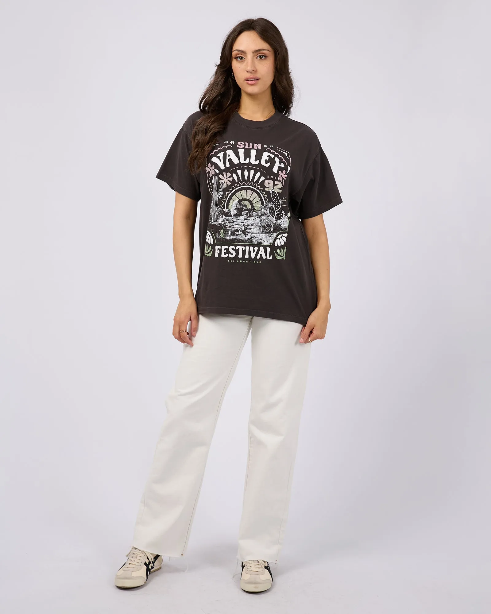 Sun Valley Oversized Tee Washed Black sold by All About Eve product image thumbnail 3