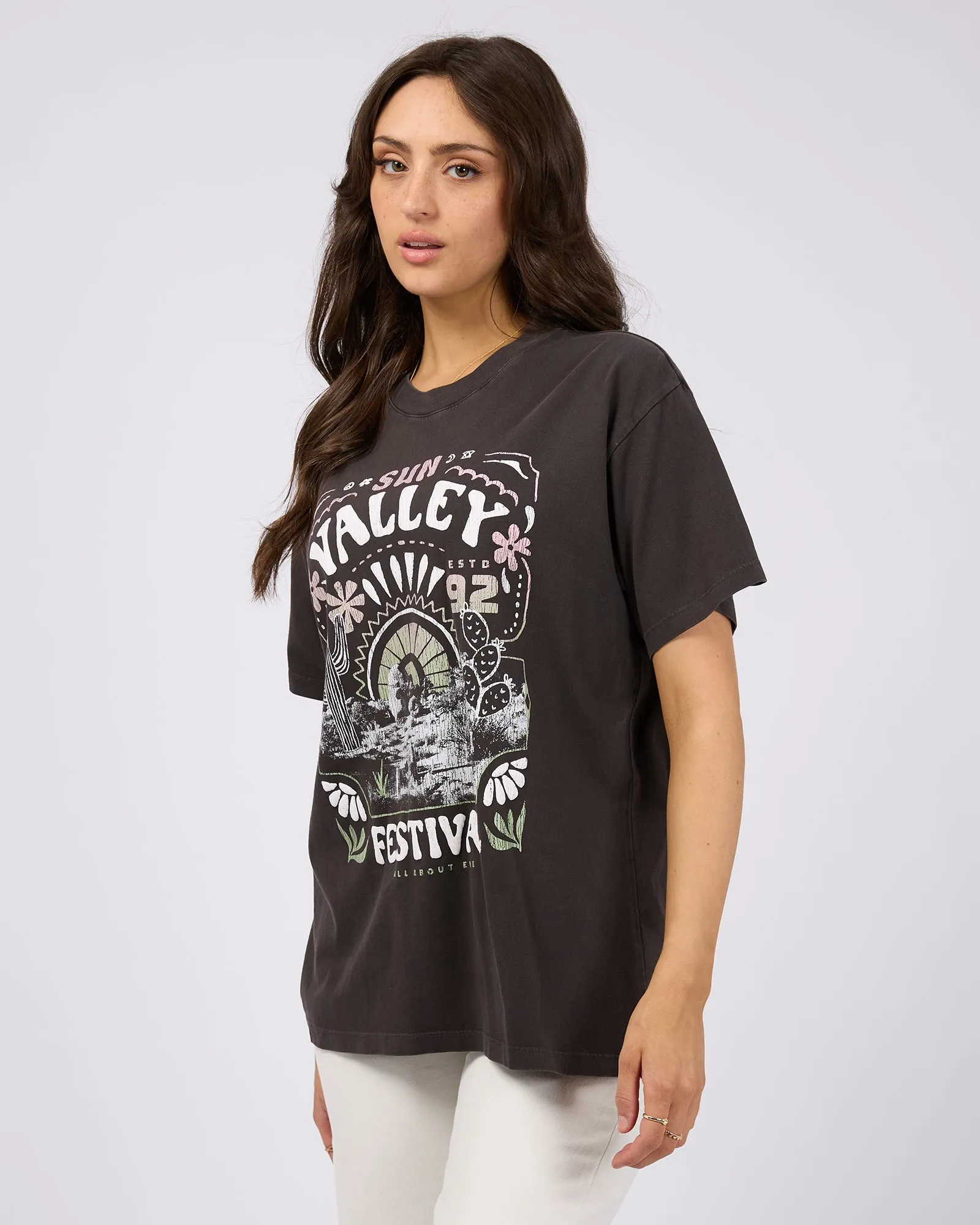 Sun Valley Oversized Tee Washed Black sold by All About Eve product image thumbnail 5