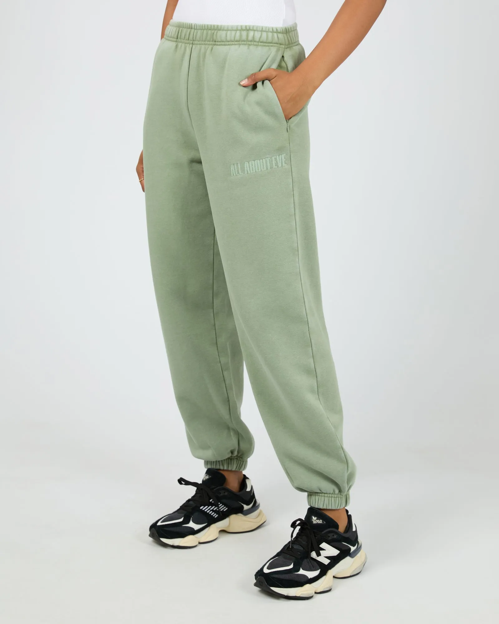 Vital Washed Trackpant Khaki sold by All About Eve product image thumbnail 4