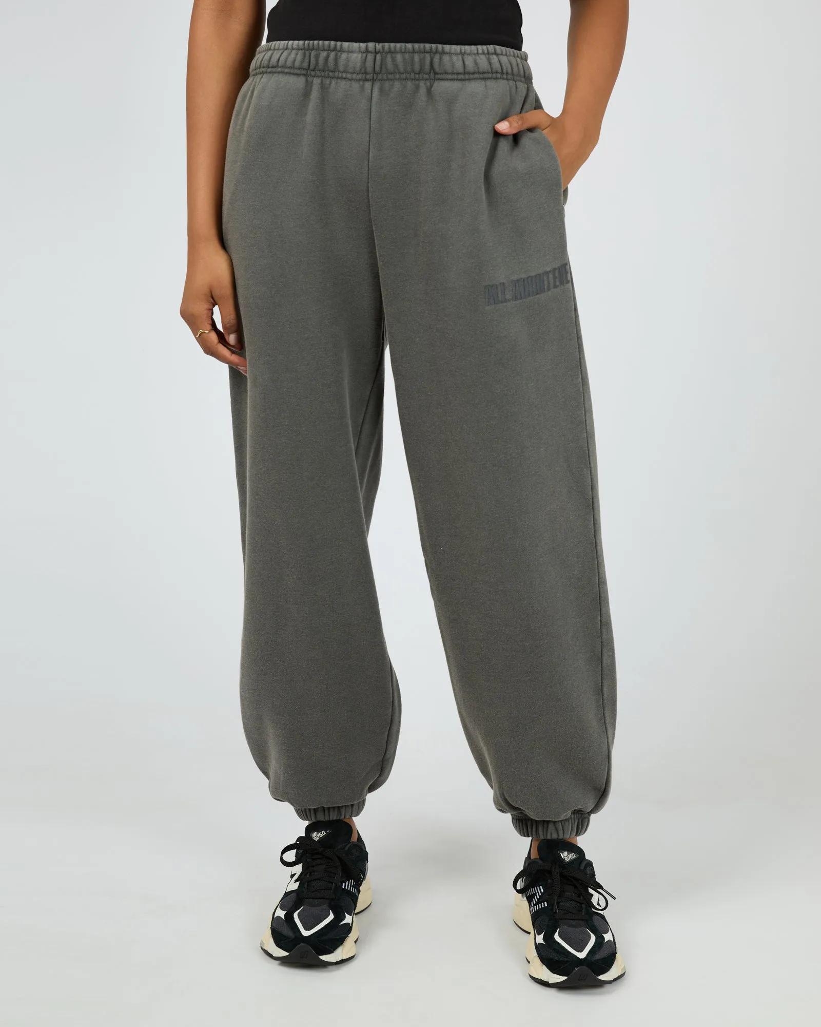 Vital Washed Trackpant Charcoal sold by All About Eve